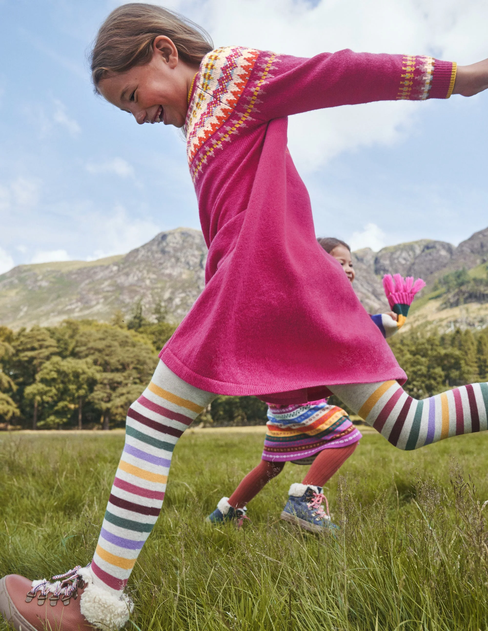 Patterned Tights-Multi Rainbow - Image 4