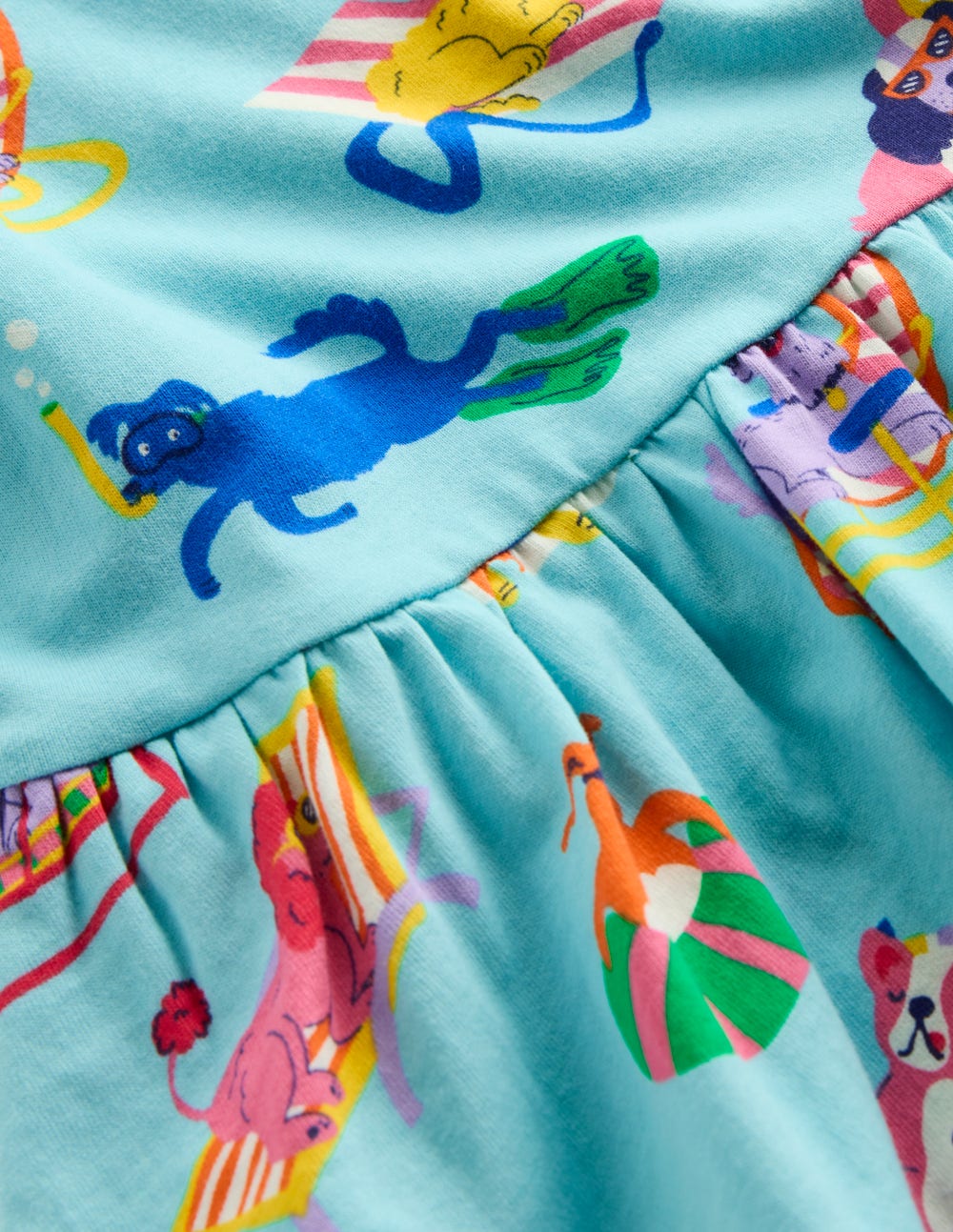 Posie Frill Sleeve Dress-Barbados Beach Poolside Pets - Image 6