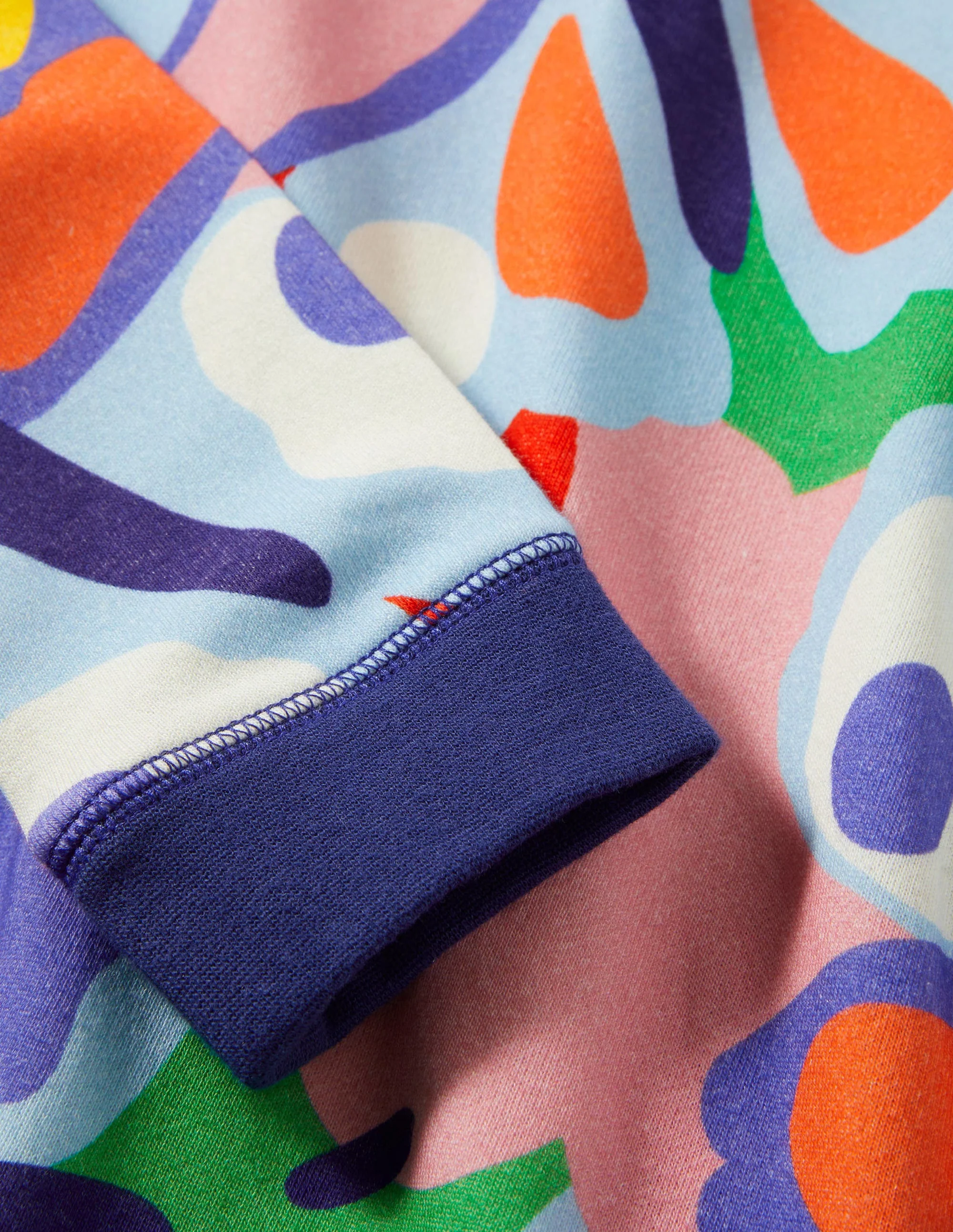 Printed Hoodie-Multi Bonkers Butterfly - Image 3