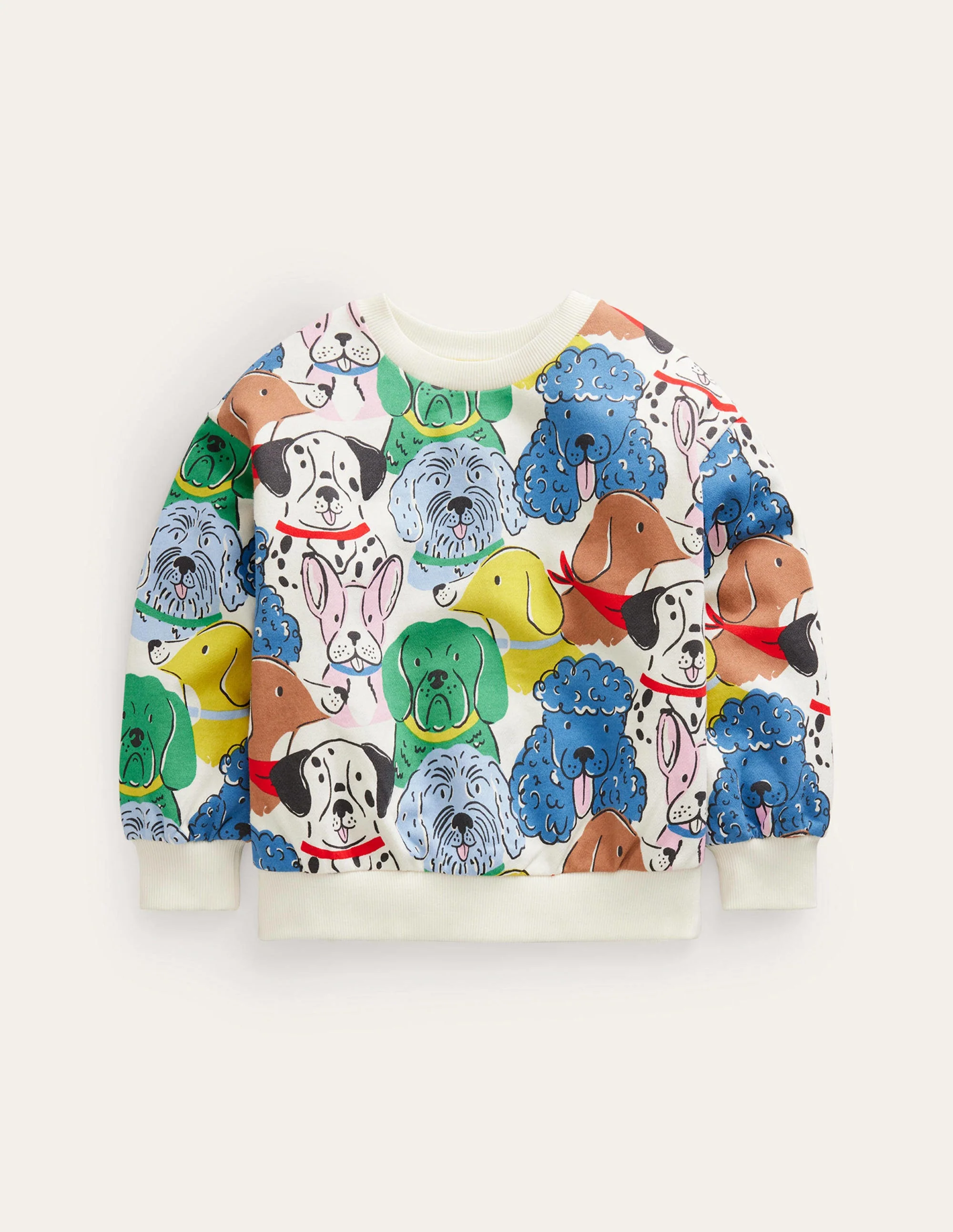 Printed Relaxed Sweatshirt-Multi Dogs - Image 3