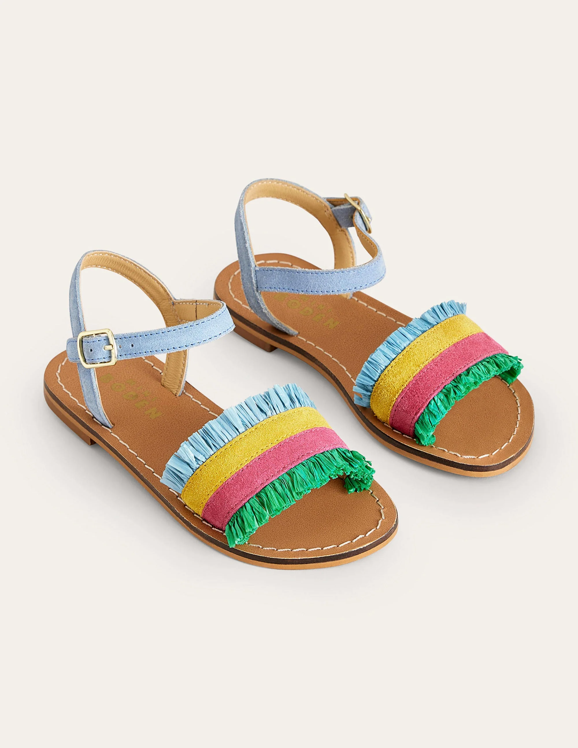 Raffia Sandals-Multi - Image 2