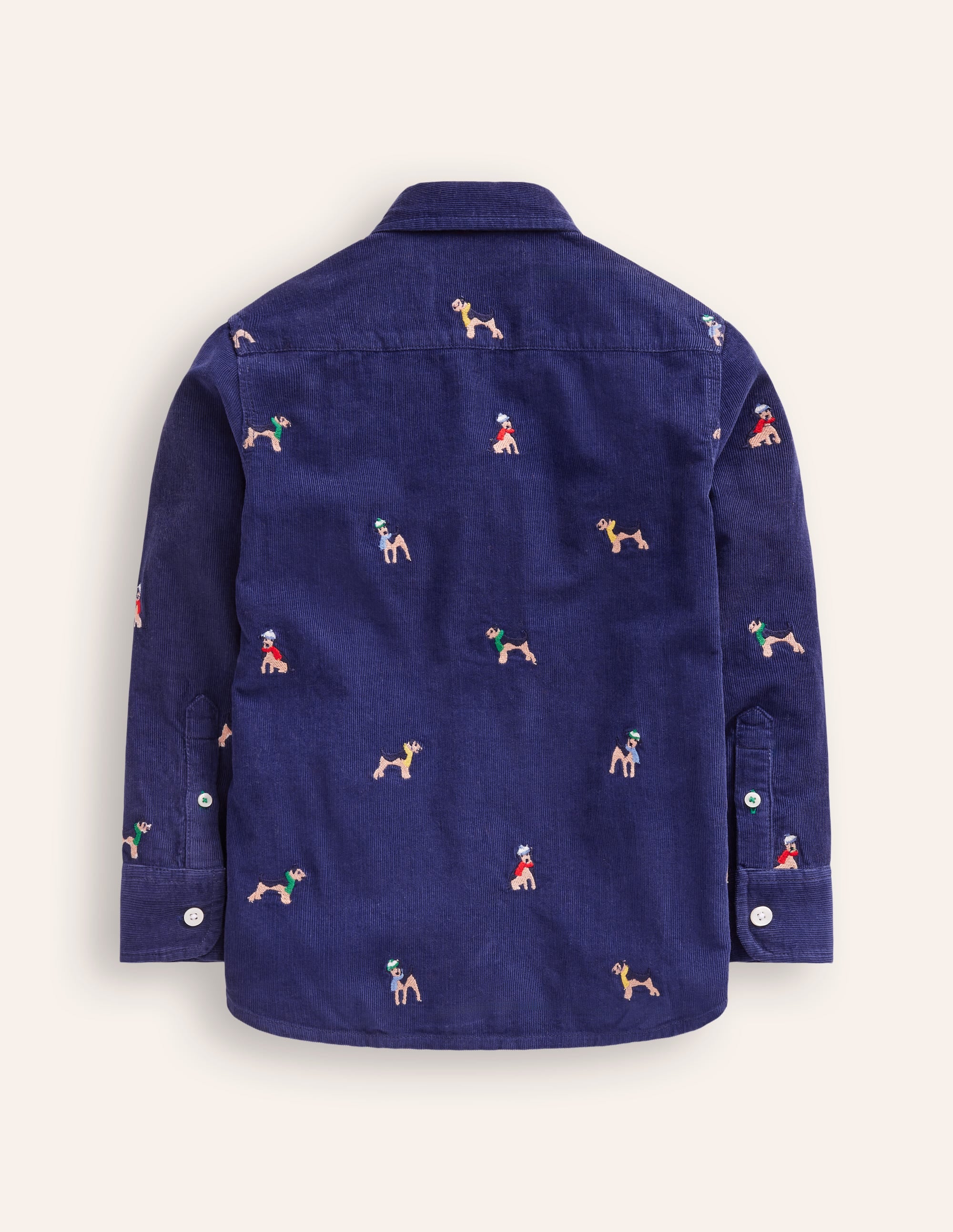 The Janet Embroidered Shirt-Sapphire Blue Janet Embroidery - Image 2