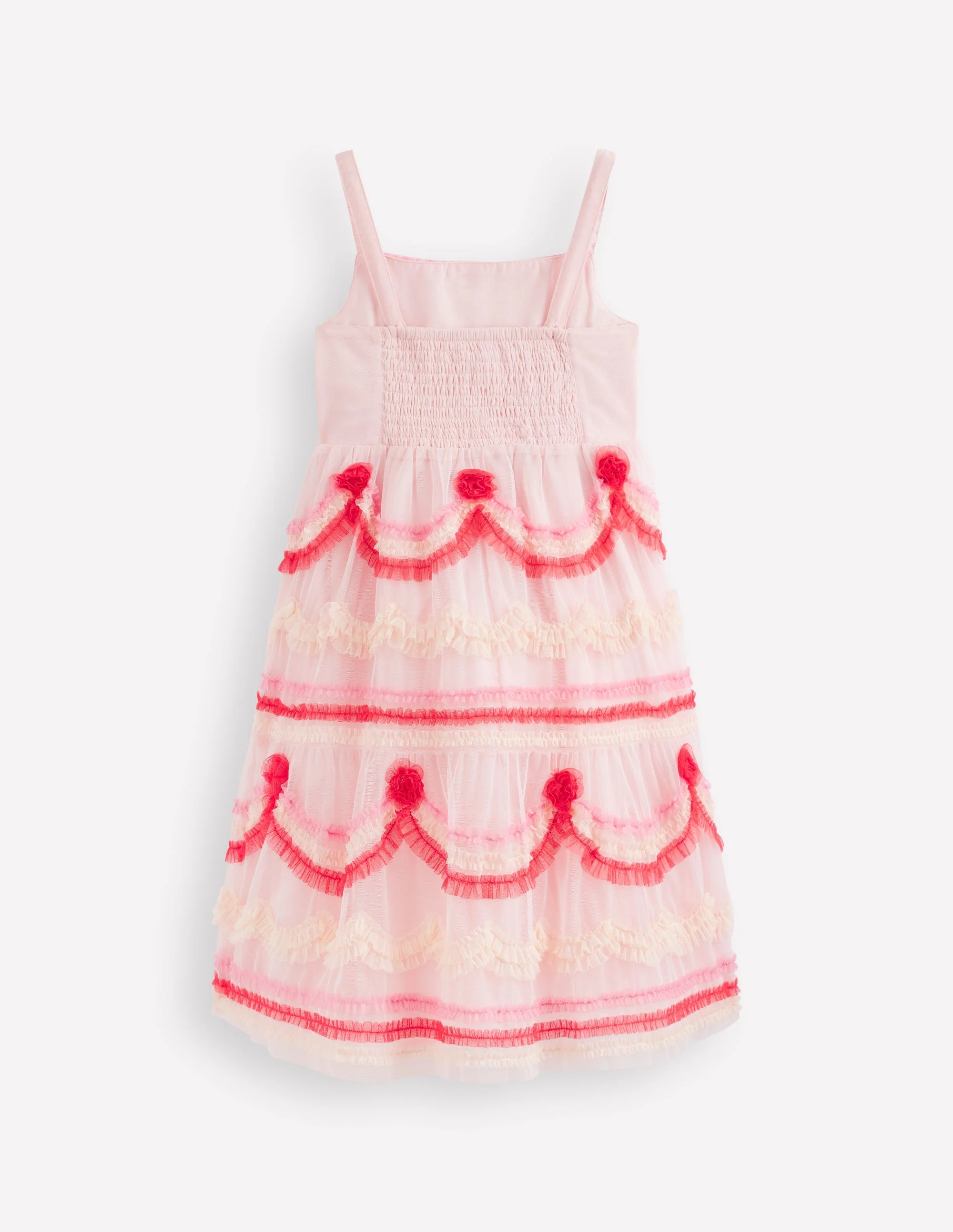 Tiered Cake Tulle Dress-Chalk Pink Cake - Image 5