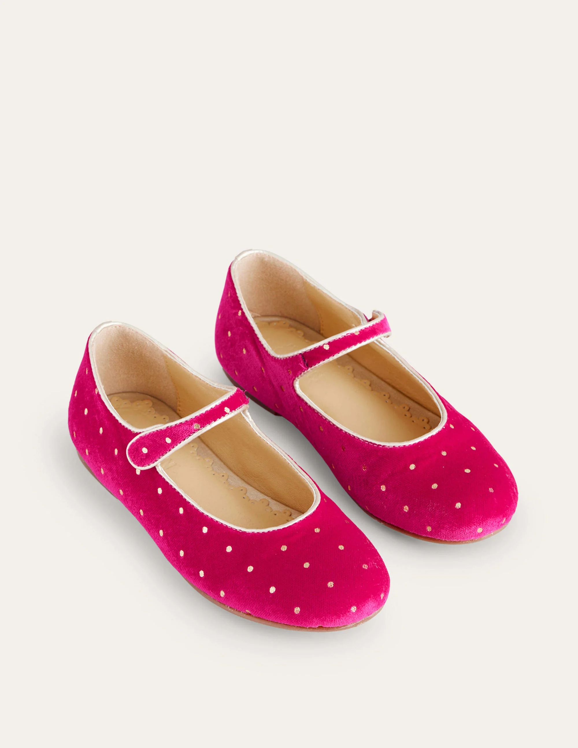 Velvet Mary Janes-Penelope Pink - Image 2