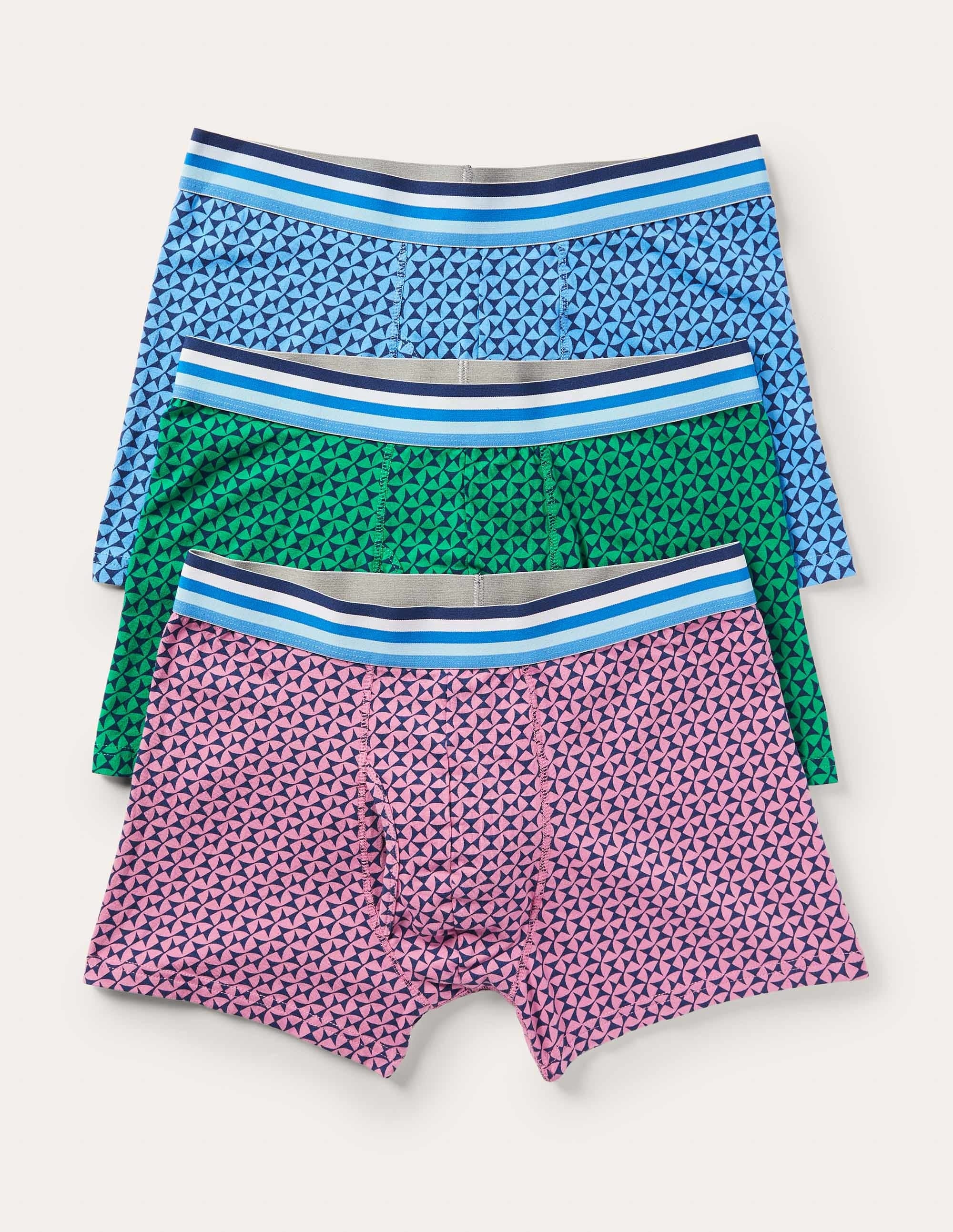 3 Pack Jersey Boxers-Geo Mixed Pack - Image 3