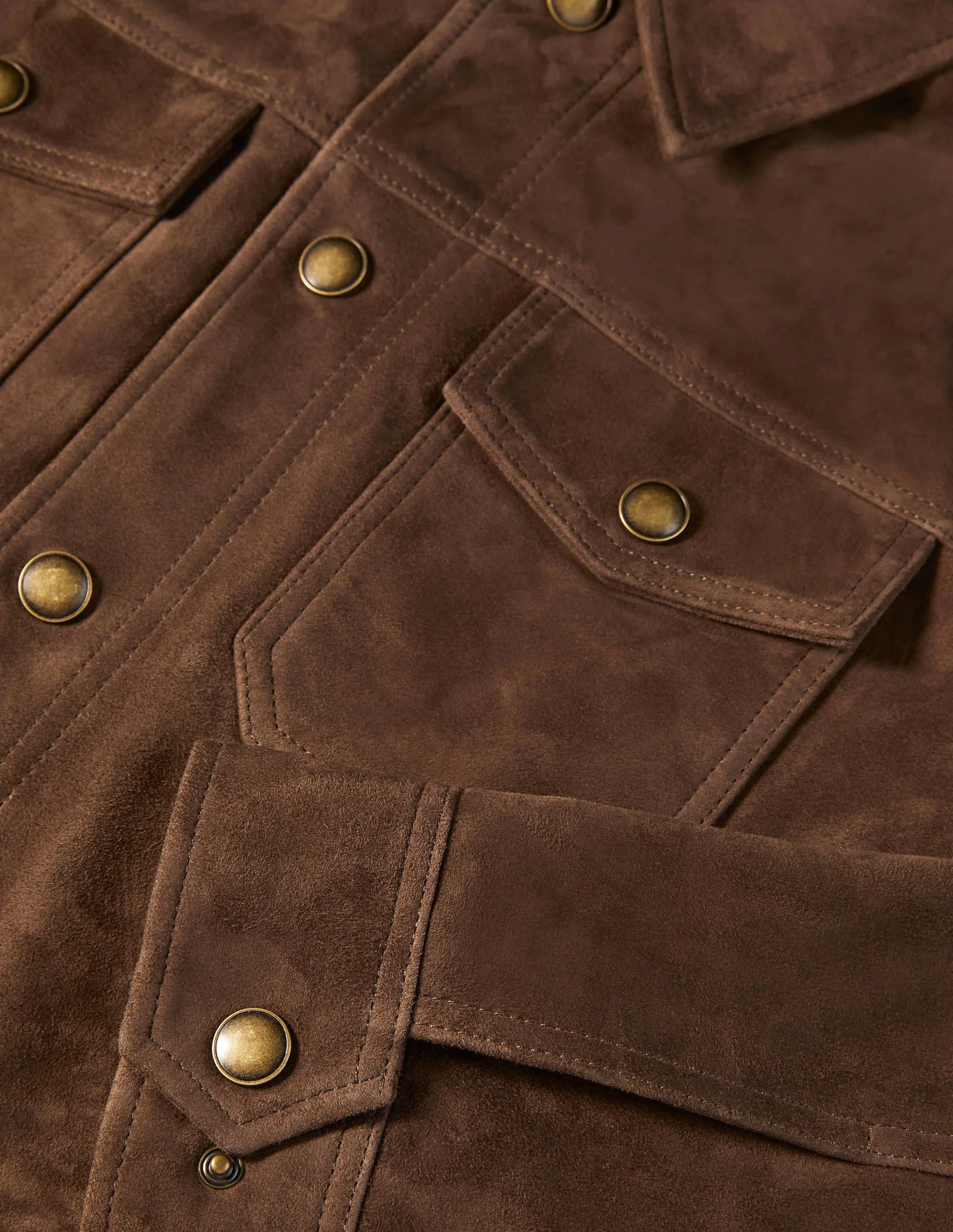 Beaufort Suede Jacket-Mocha - Image 6