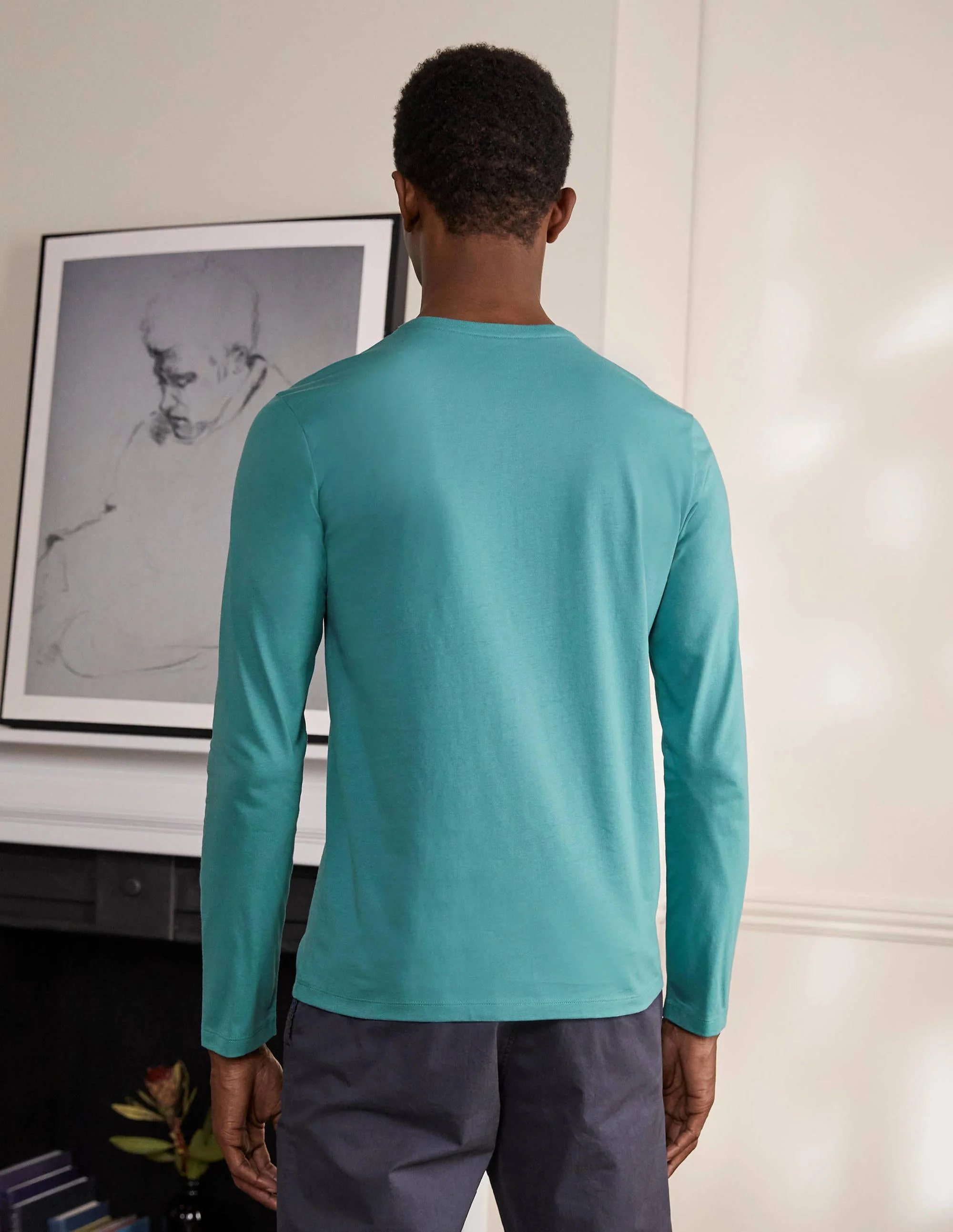 Classic Long-sleeved T-shirt-Quail Egg - Image 3