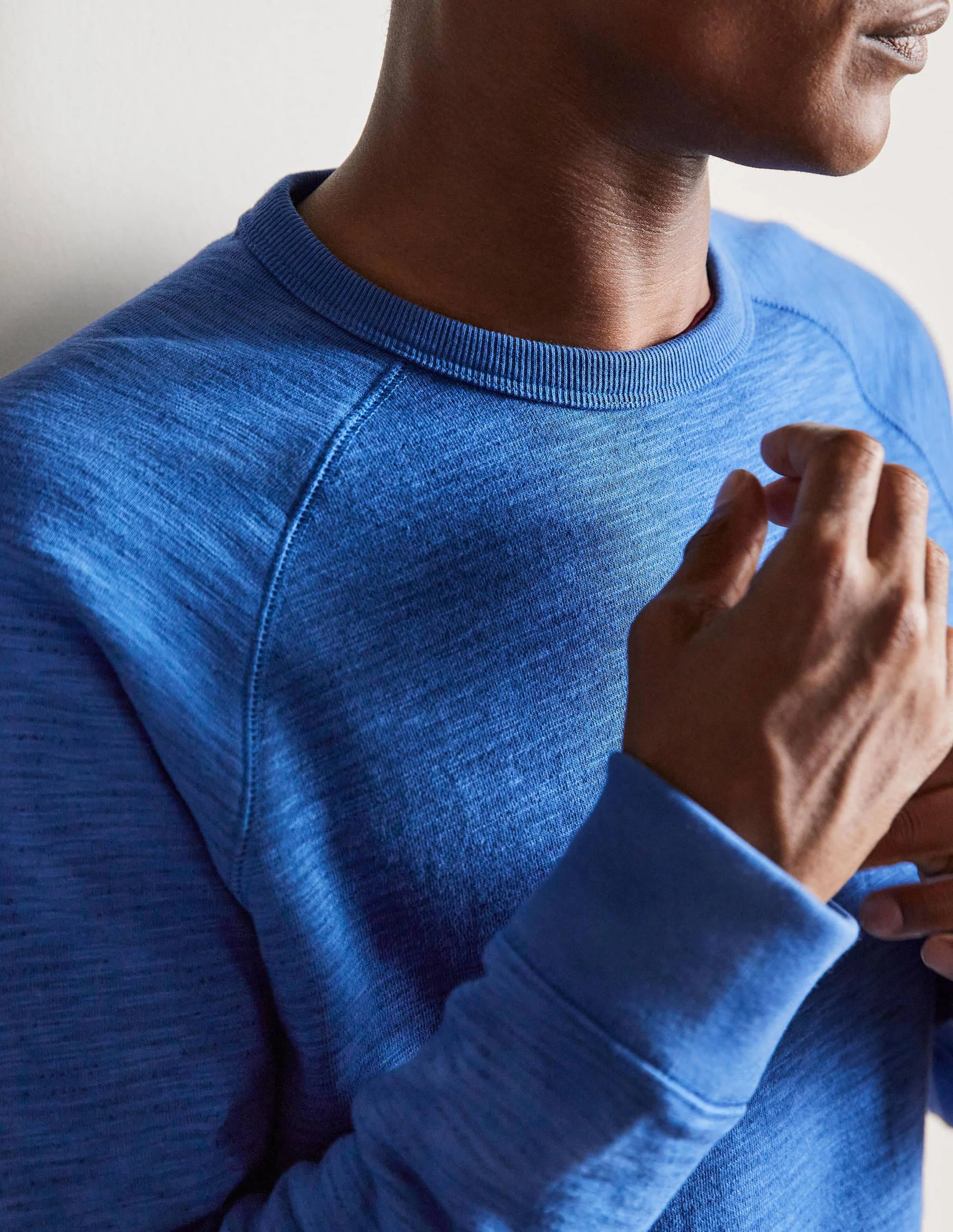 Danby Brushed Sweatshirt-Inky Blue - Image 2