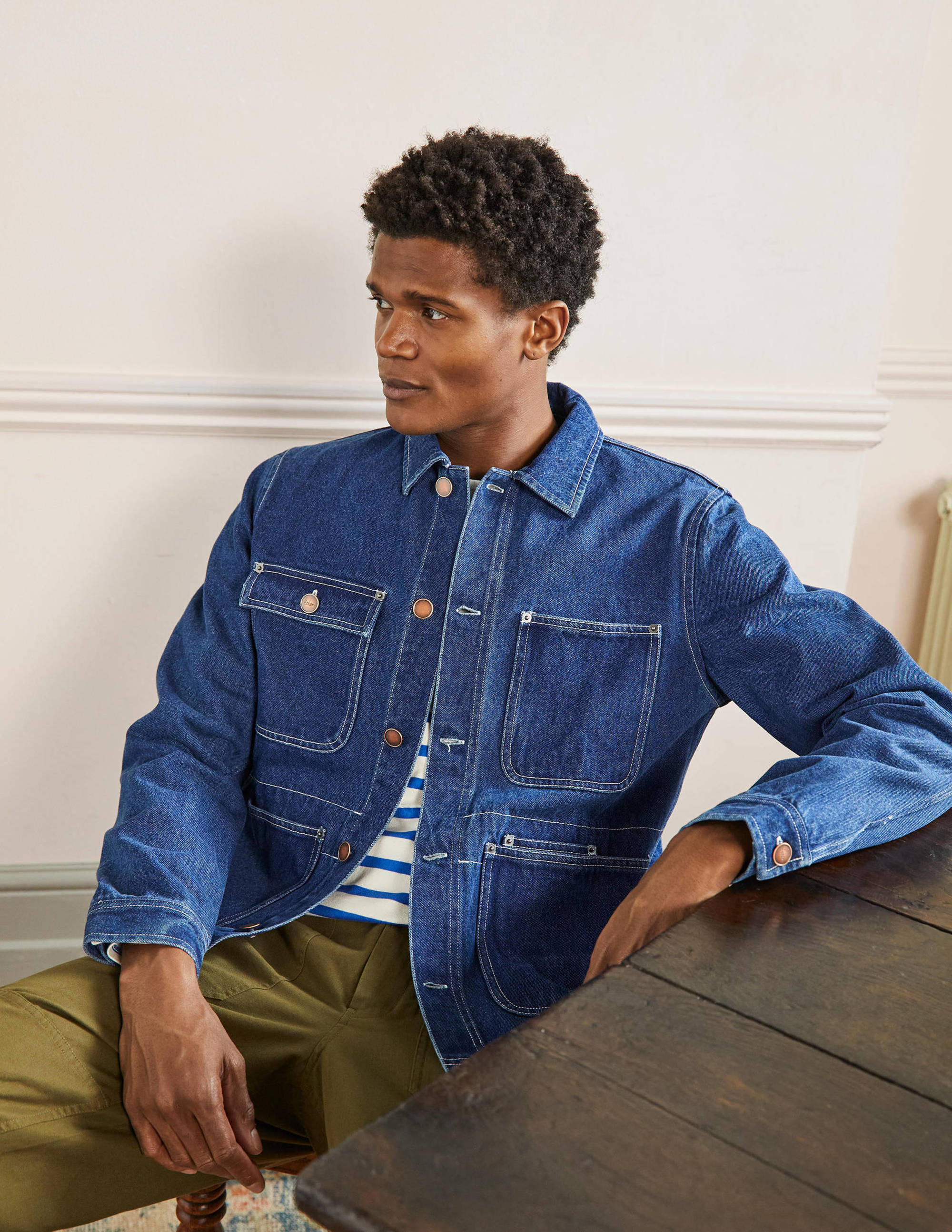 Denim Jacket-Indigo