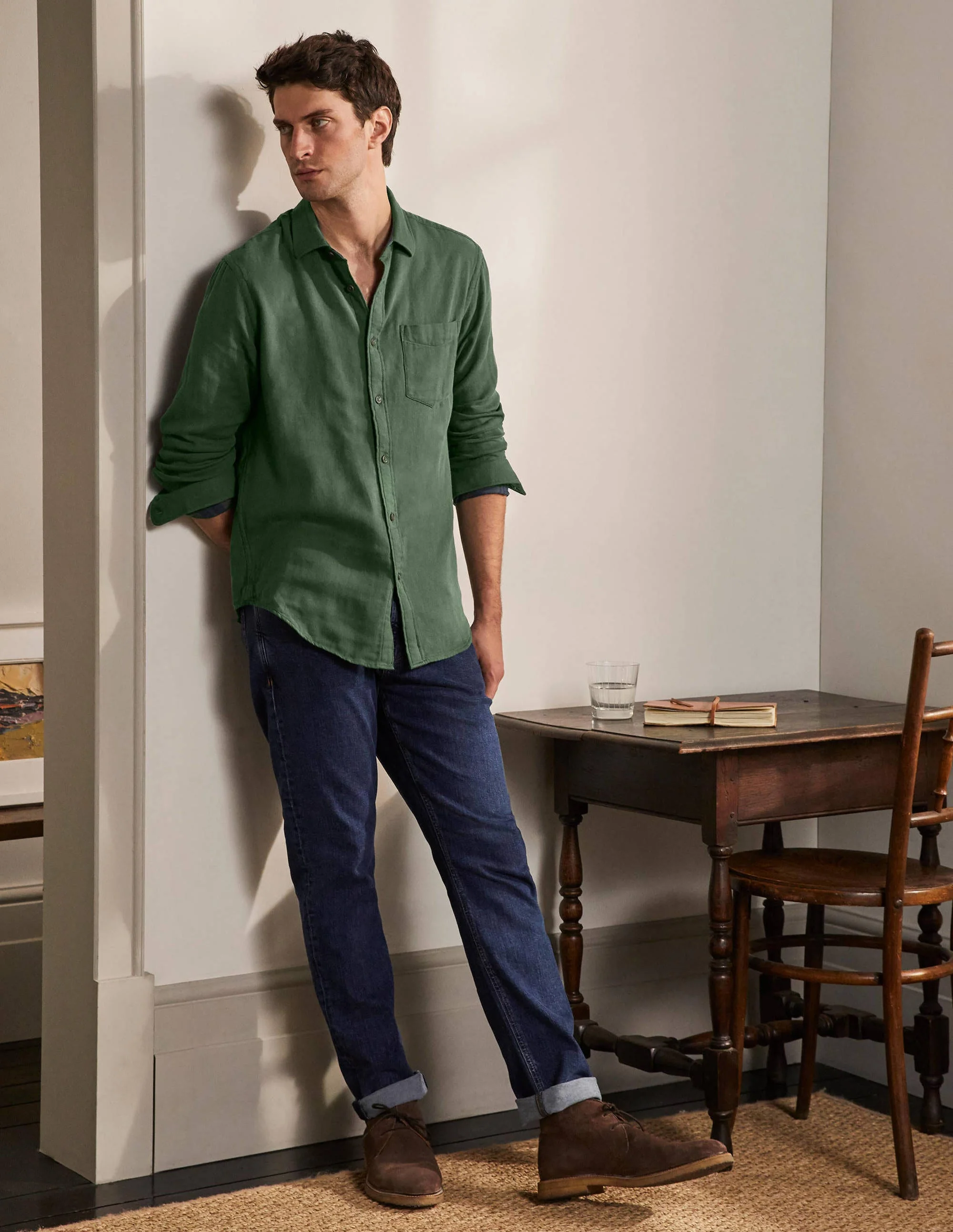 Doublecloth Shirt-Castleton/Space Blue - Image 2