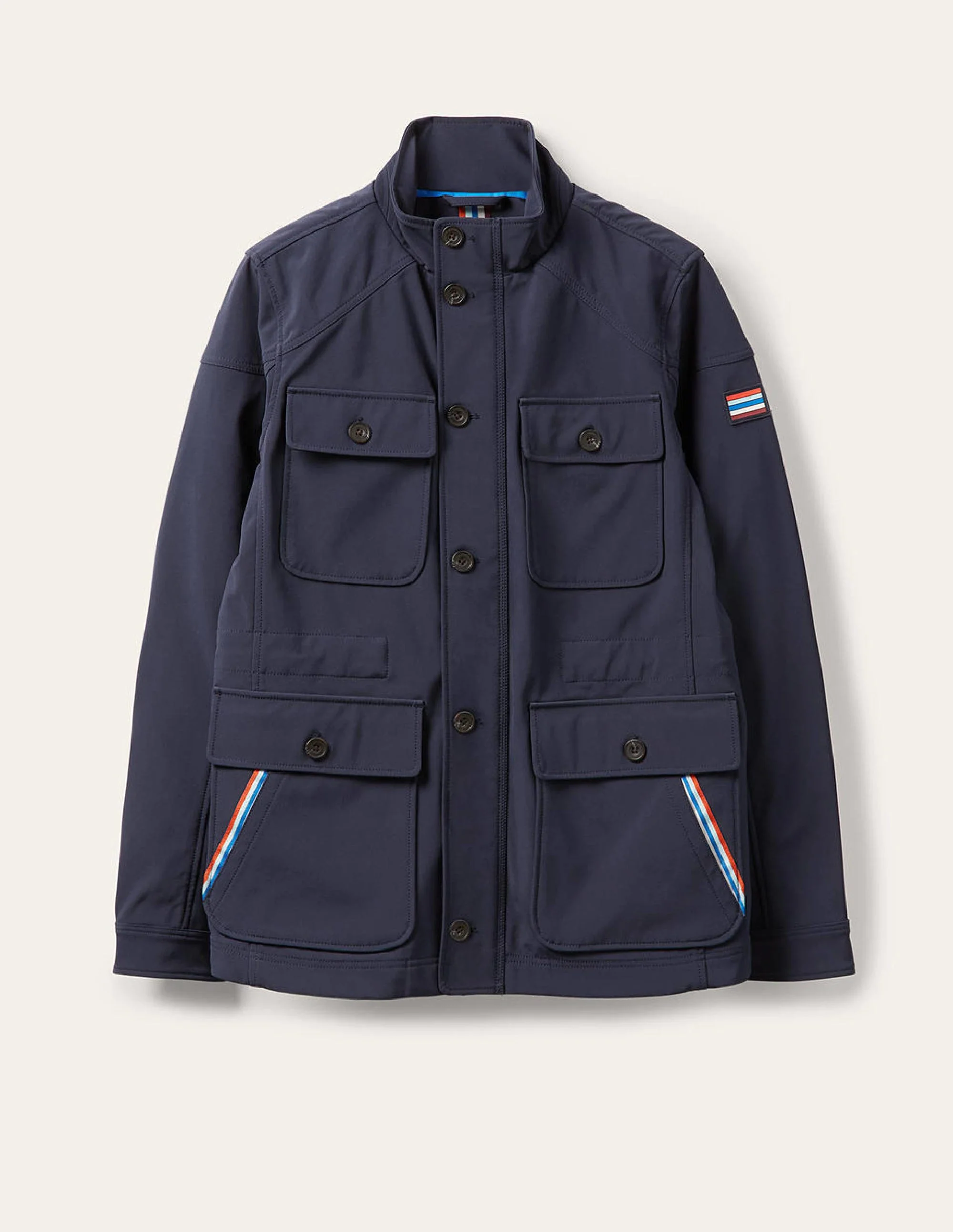 Farleigh Showerproof Jacket-Navy - Image 7