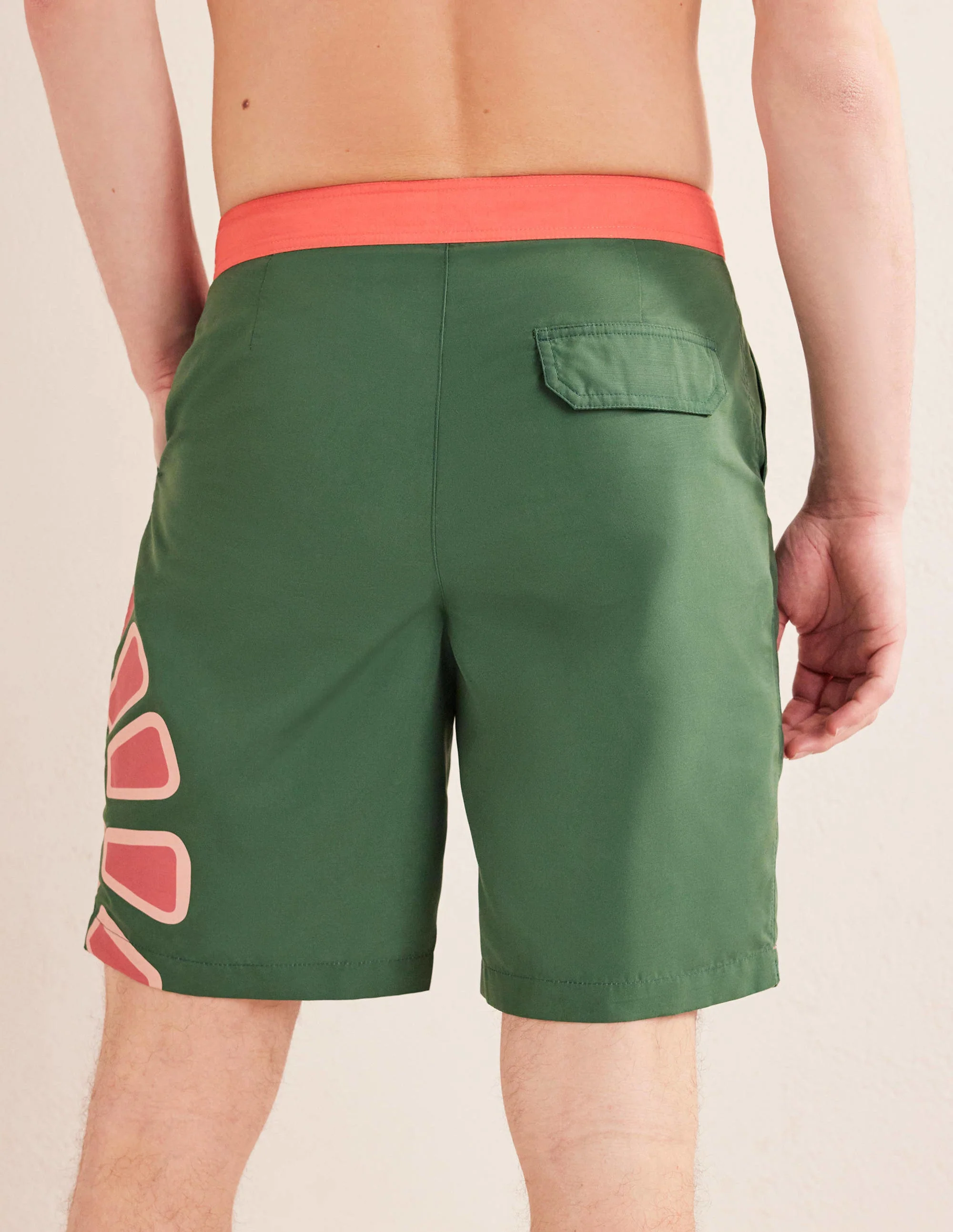 Fixed Waist Board Short-Palm Leaf Sun - Image 3
