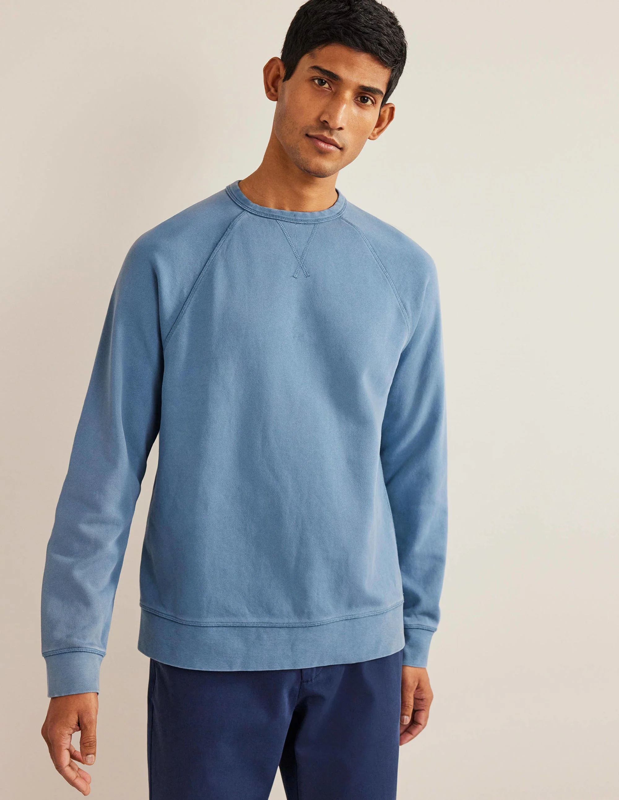 Garment Dye Sweatshirt-Captains Blue - Image 4