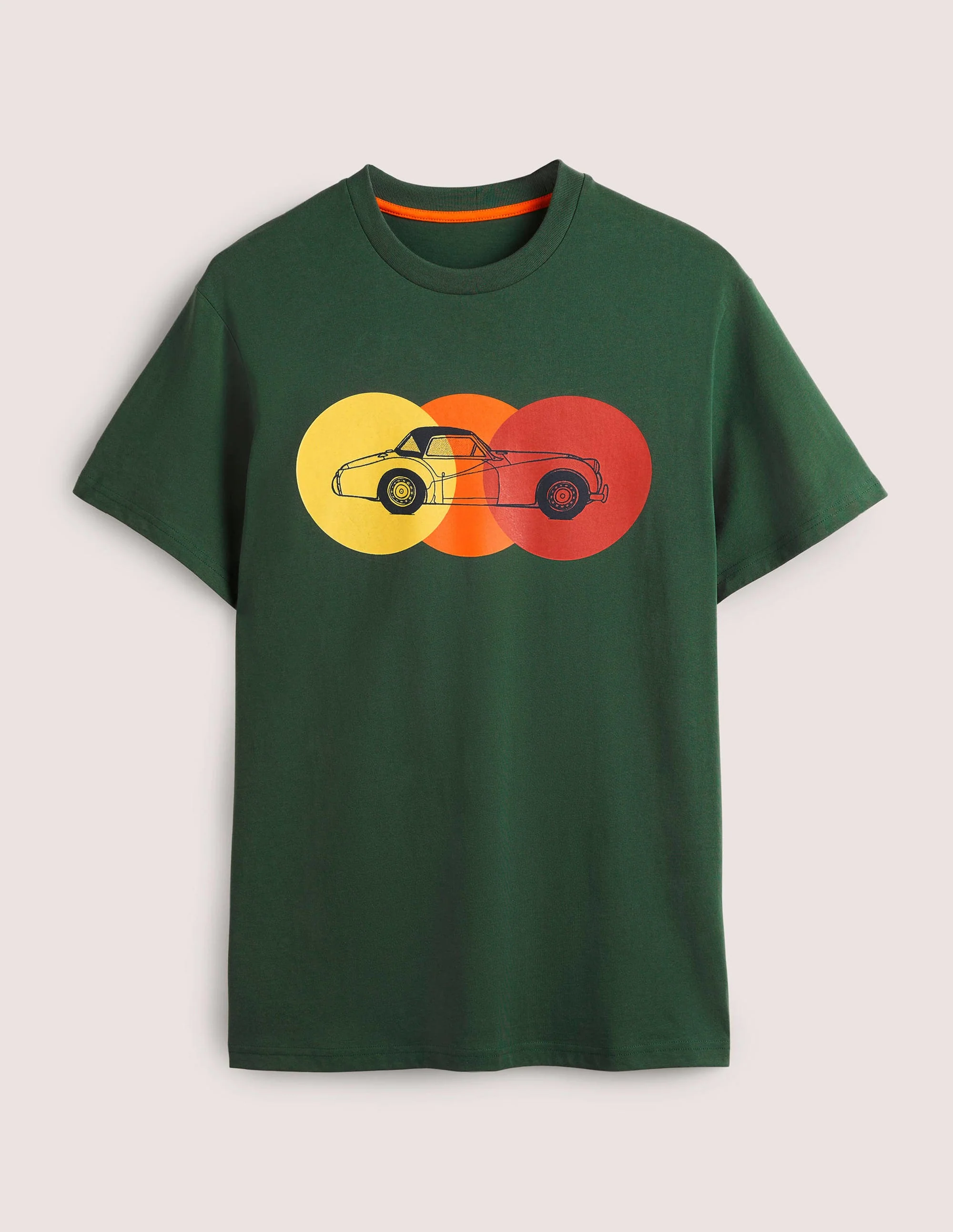 Kingston T-Shirt-Park Green Car - Image 6