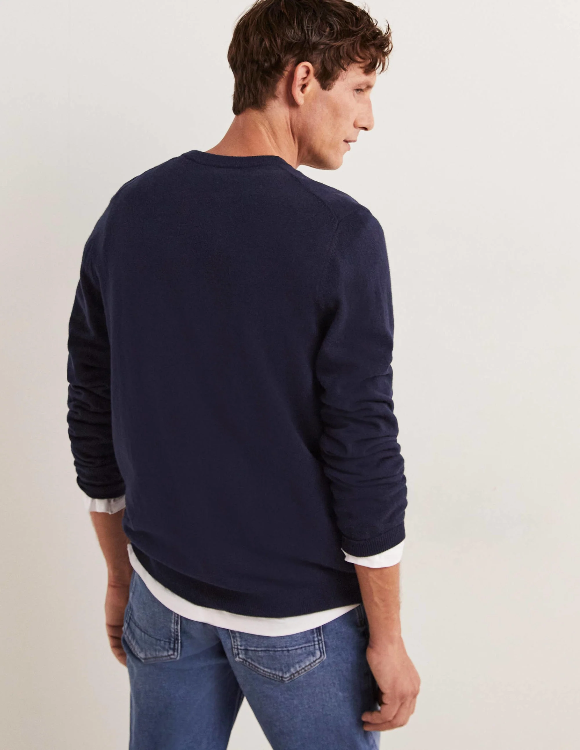 Lambswool Crew Neck-Rainbow Whippet - Image 7
