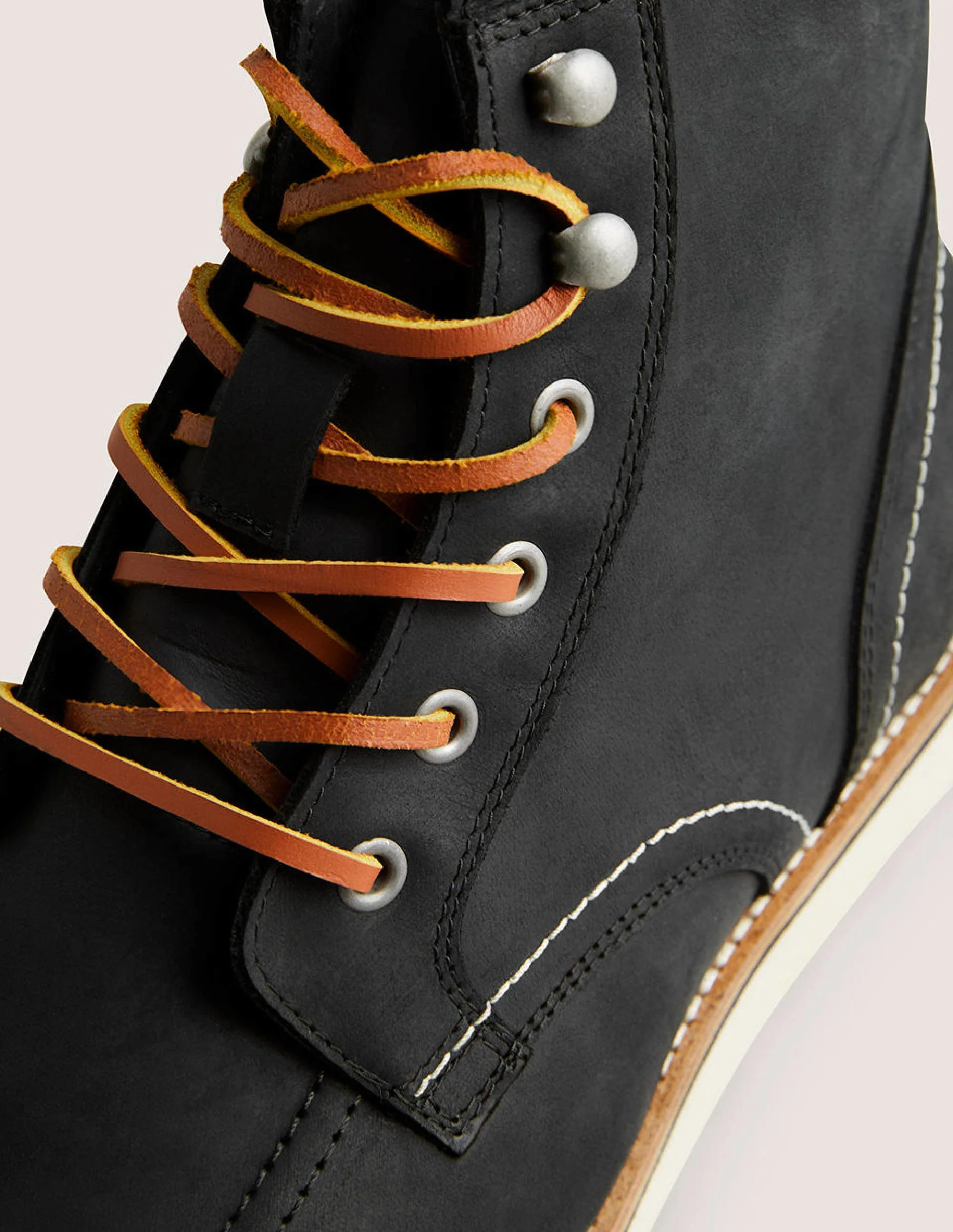 Leather Chukka Boots-Black - Image 3