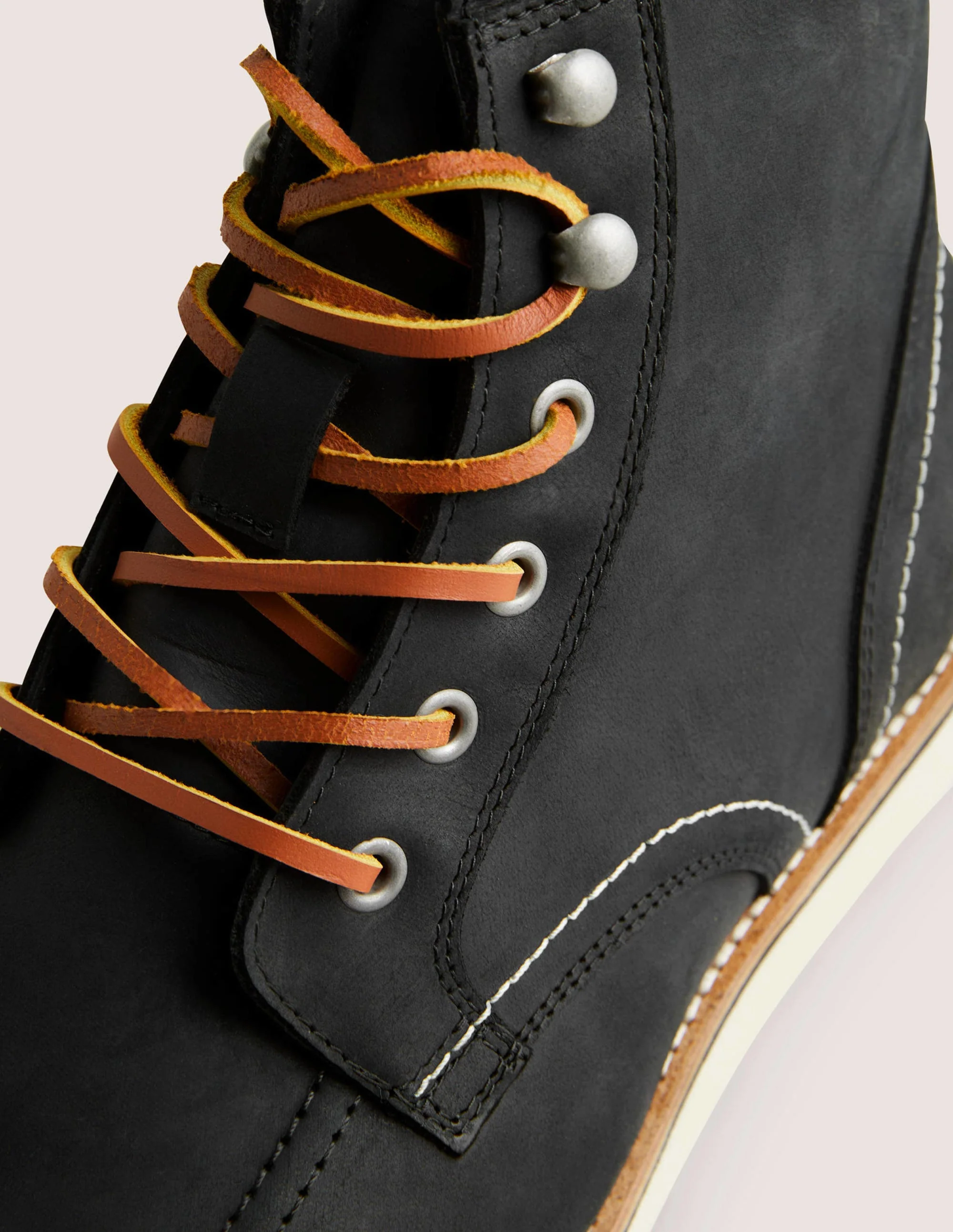 Leather Chukka Boots-Black - Image 5