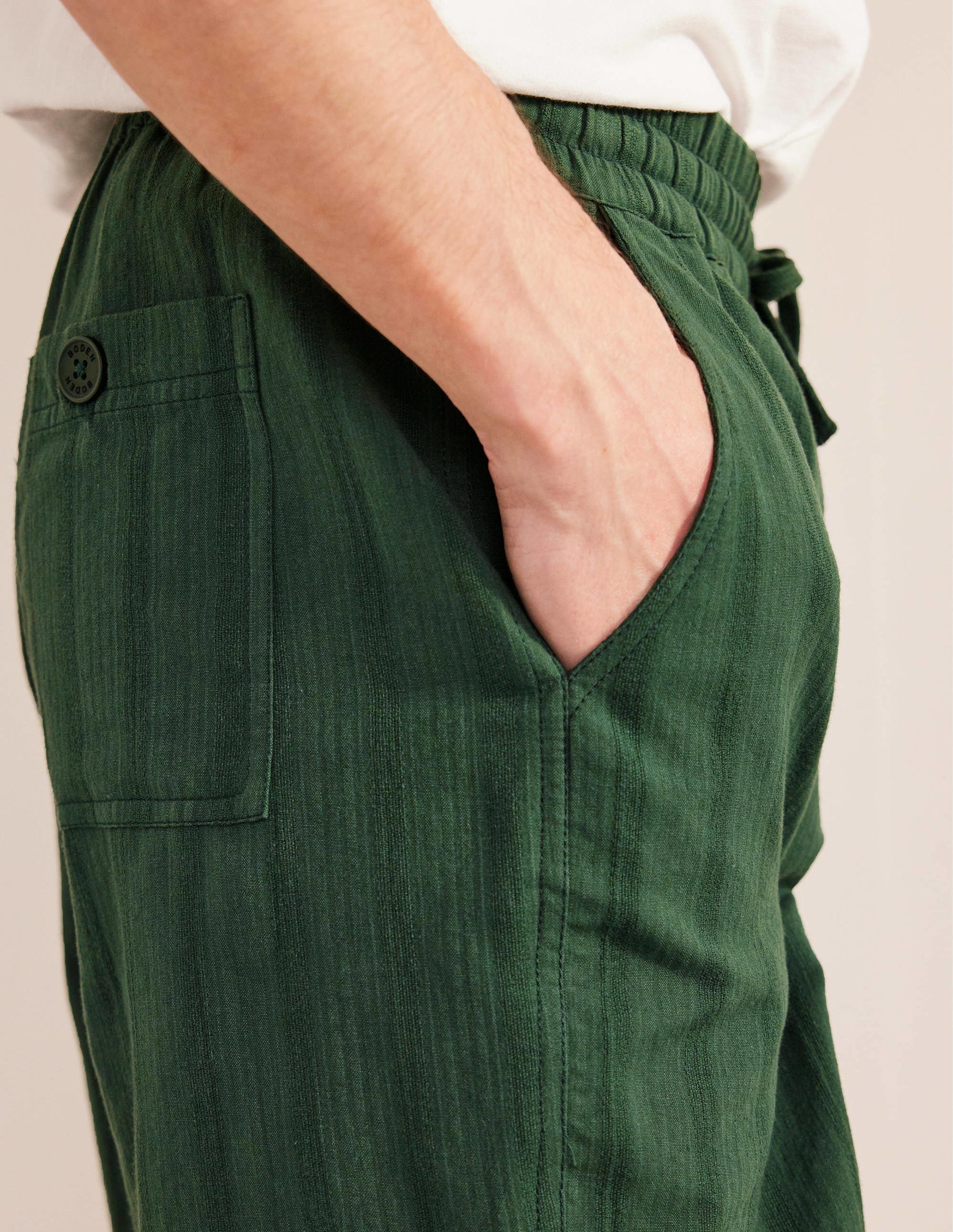 Patterned Shorts-Palm Leaf - Image 3