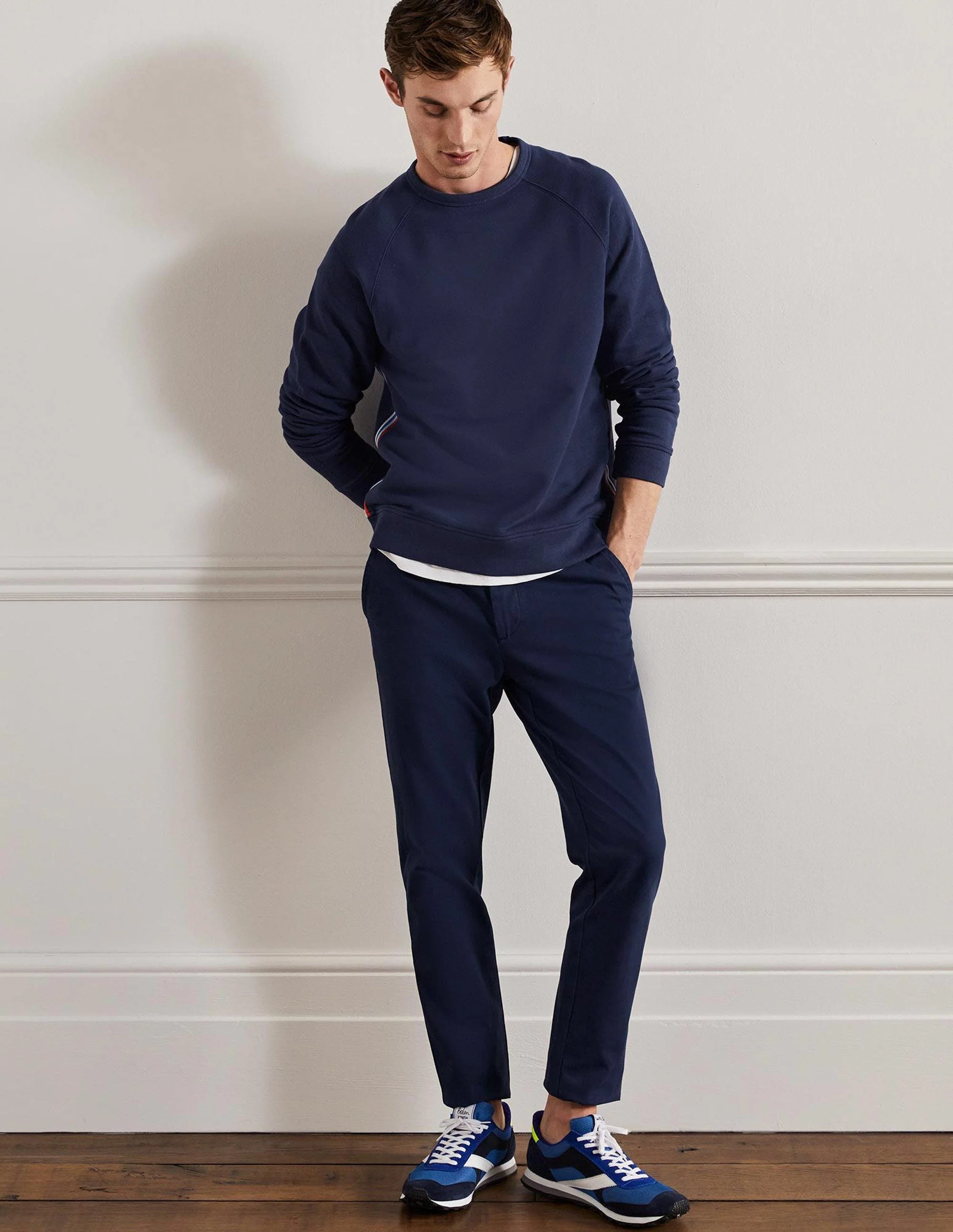 Raglan Sweatshirt-Navy - Image 8