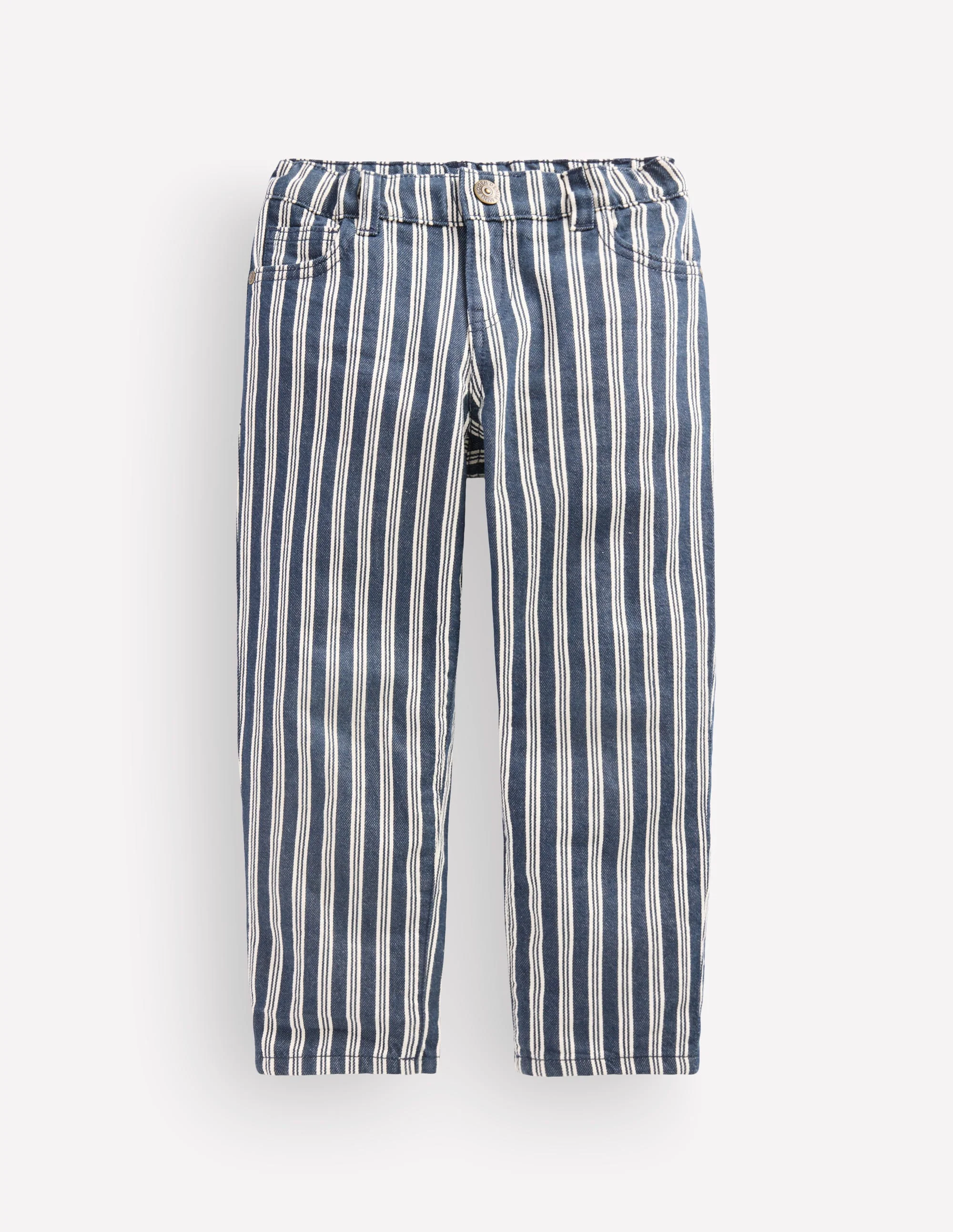 Regular Straight Jeans-Pin Stripe