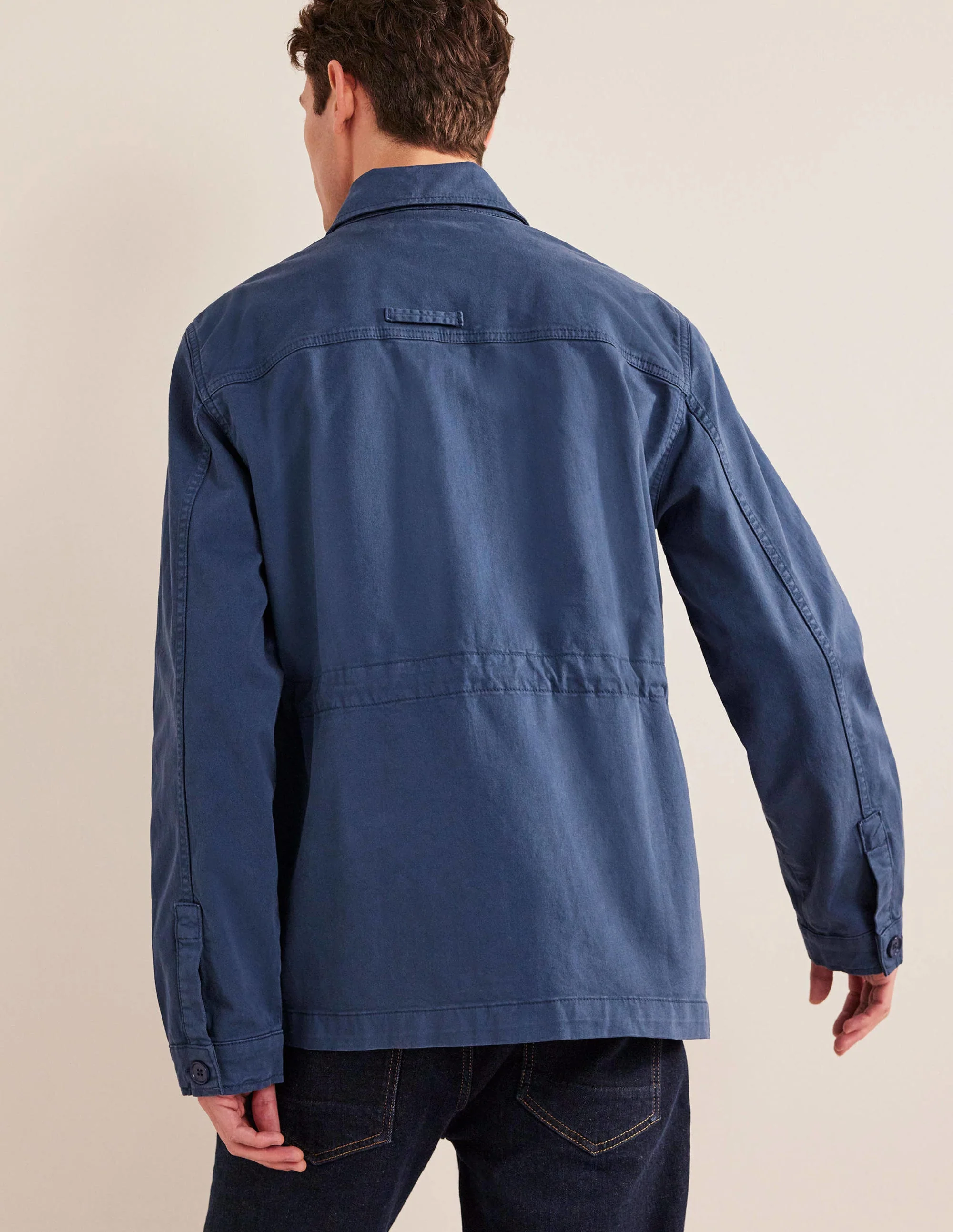 Safari Jacket-Laundered Navy - Image 2