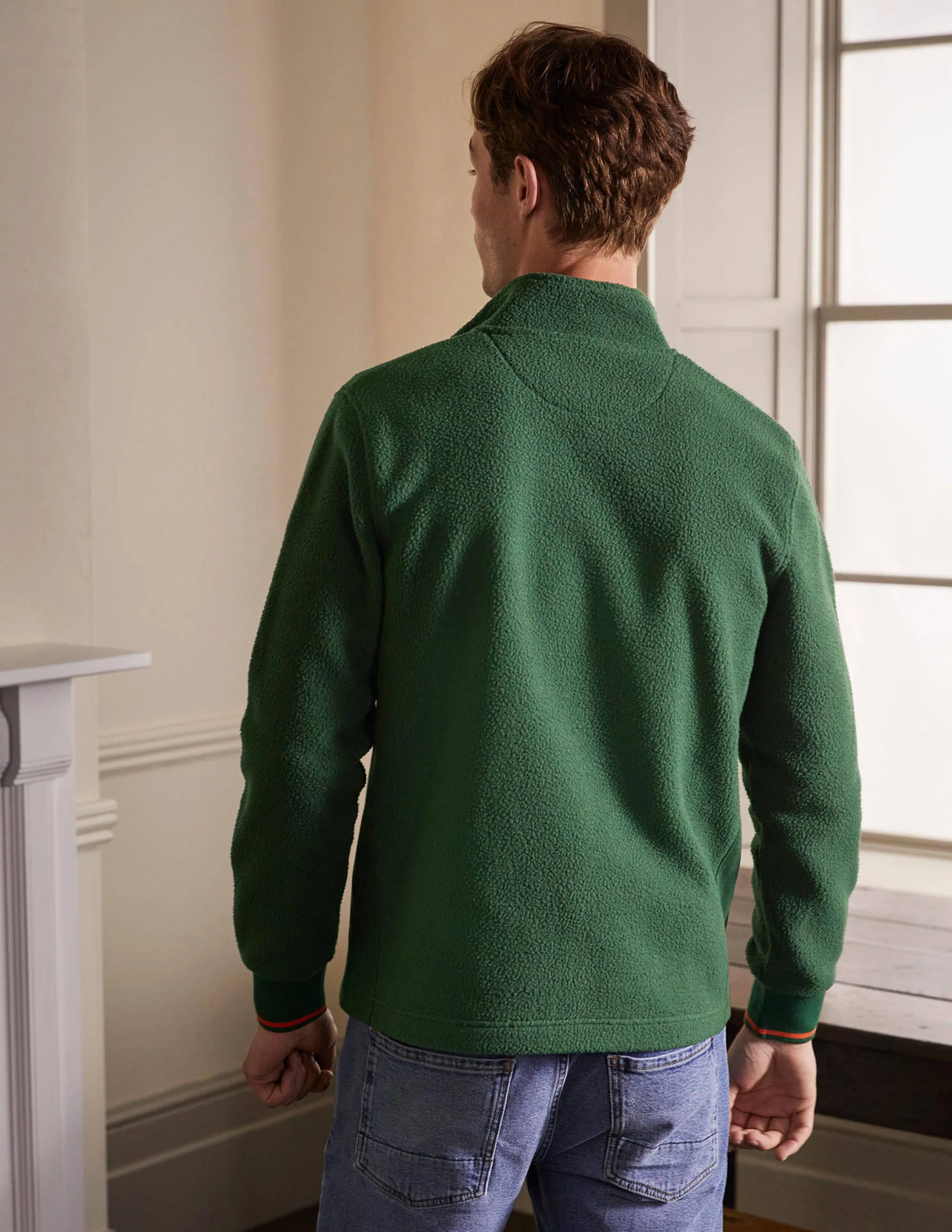 Sherpa Zip-through Jacket-Castleton - Image 3