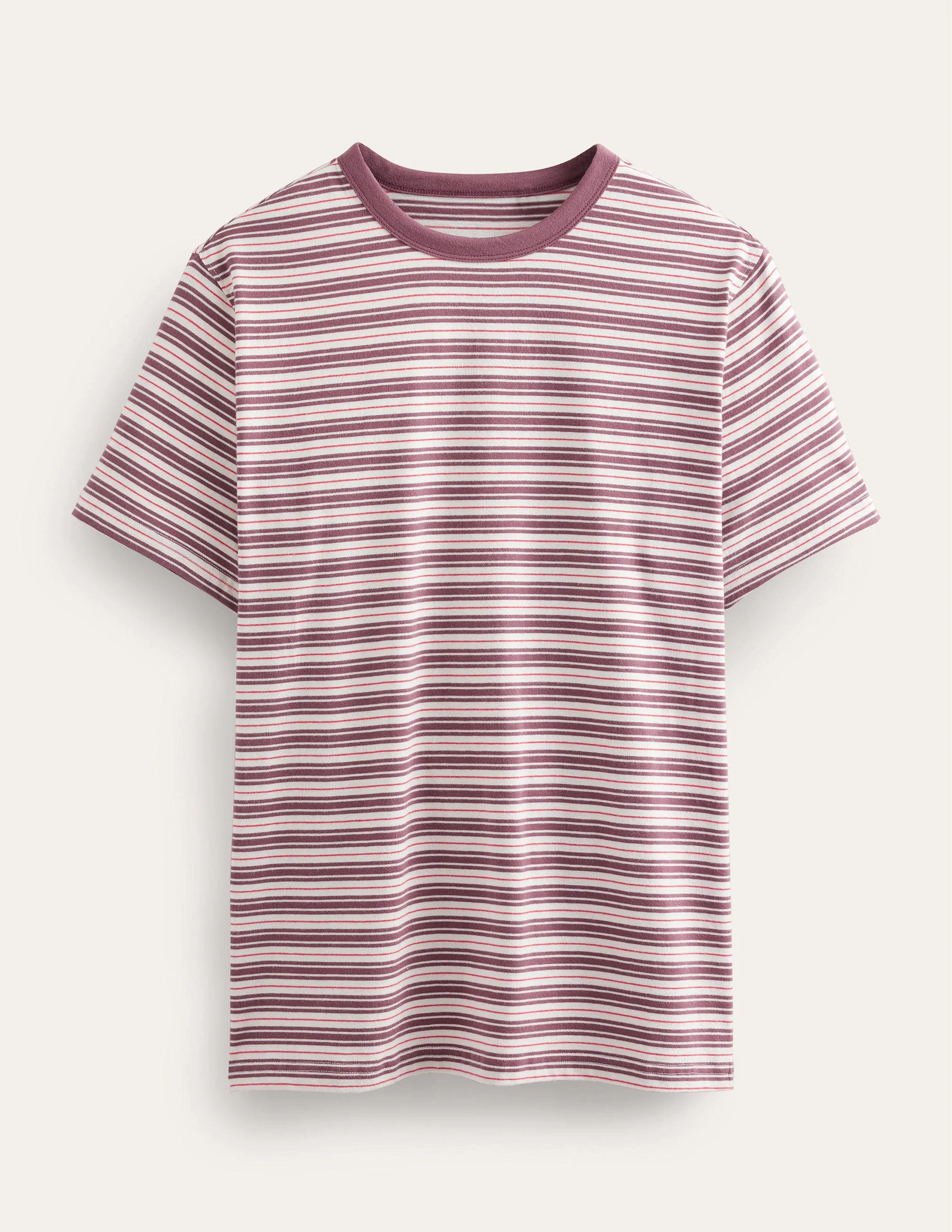 Slim Fit Classic T-Shirt-Renaissance Rose/ Coral - Image 5
