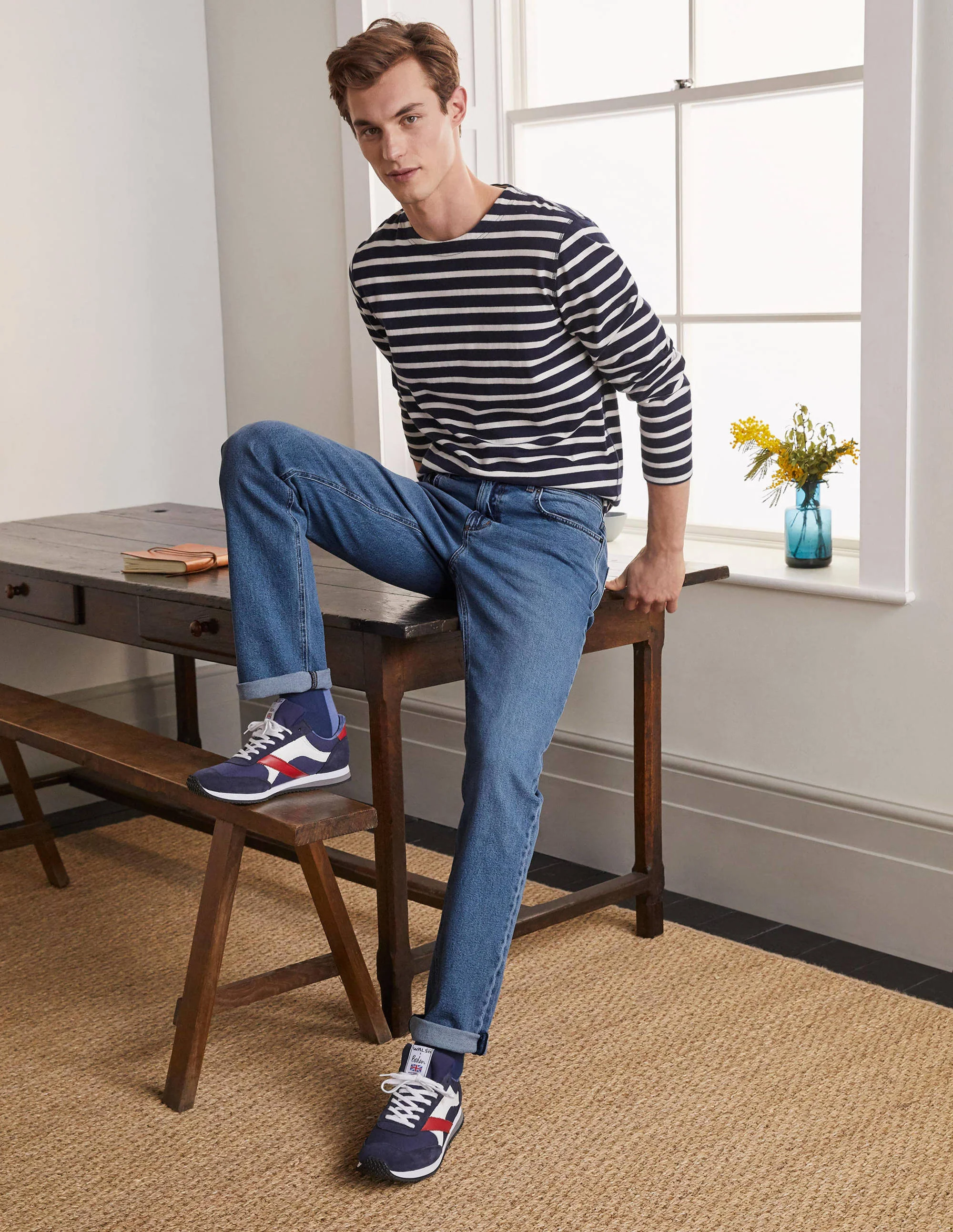 Straight Leg Jeans-Light Rinse - Image 5