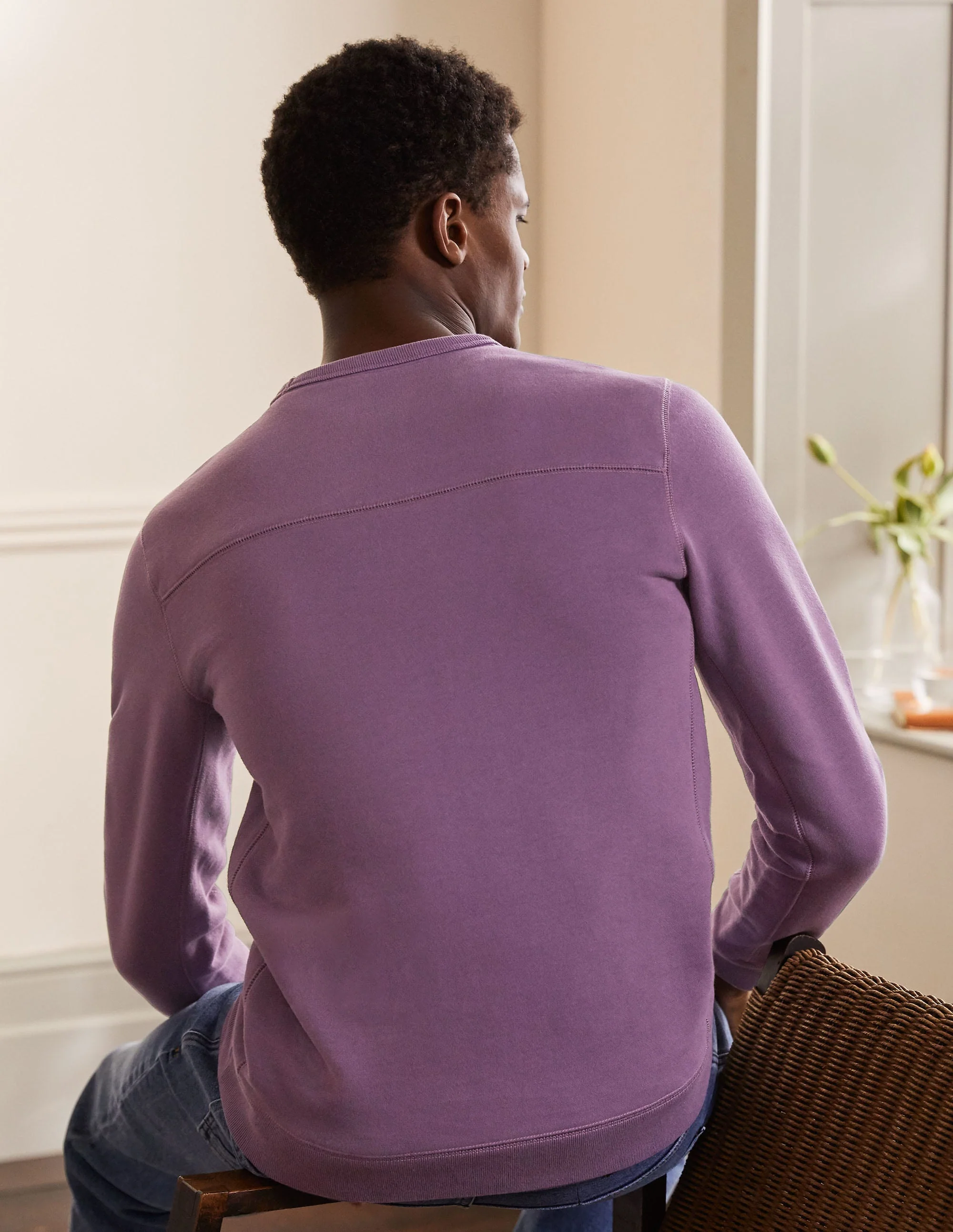 Supersoft Sweatshirt-Grape Jam - Image 3