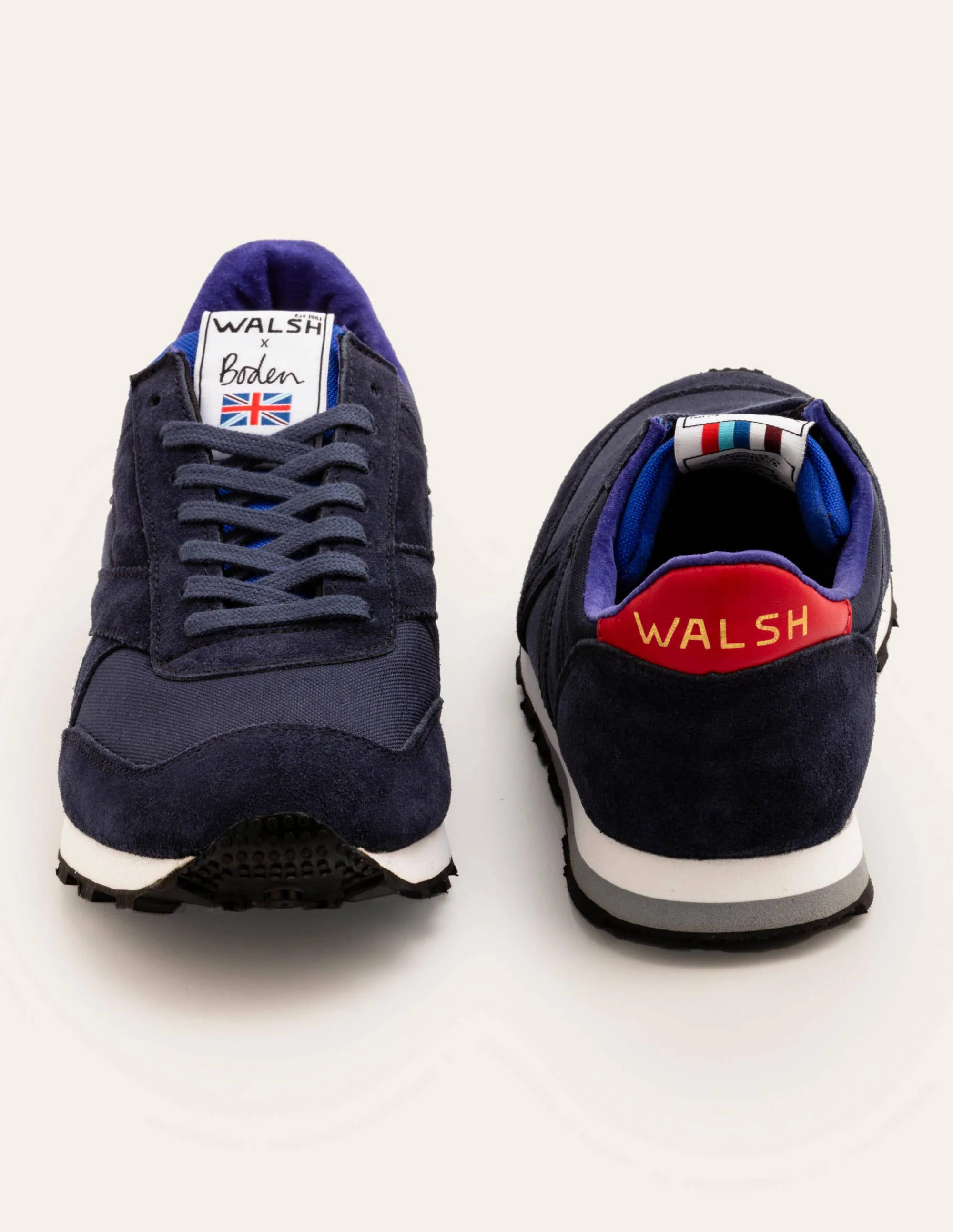 Walsh Tornado Trainers-Navy - Image 4