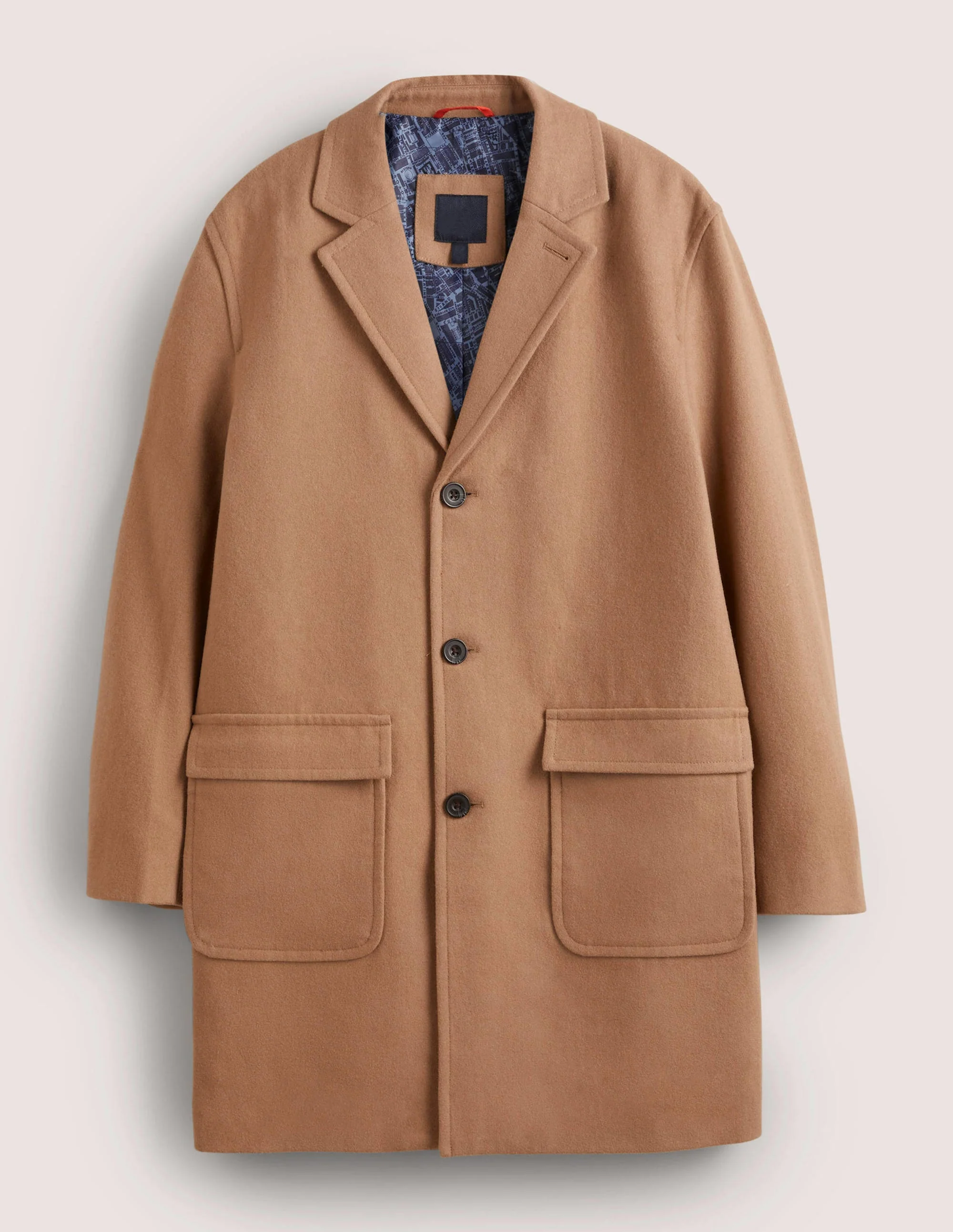 Wool Overcoat-Camel - Image 6