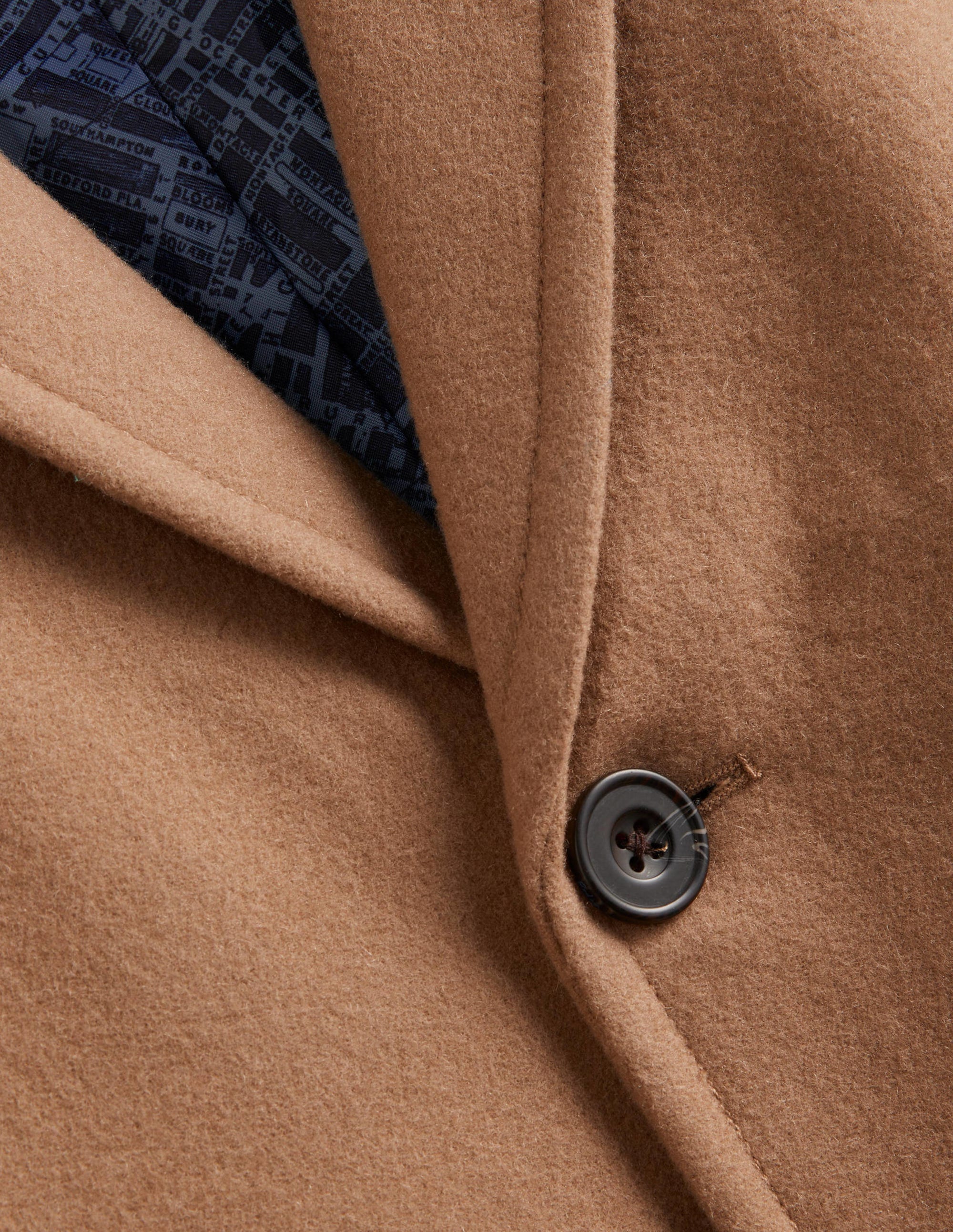 Wool Overcoat-Camel - Image 7