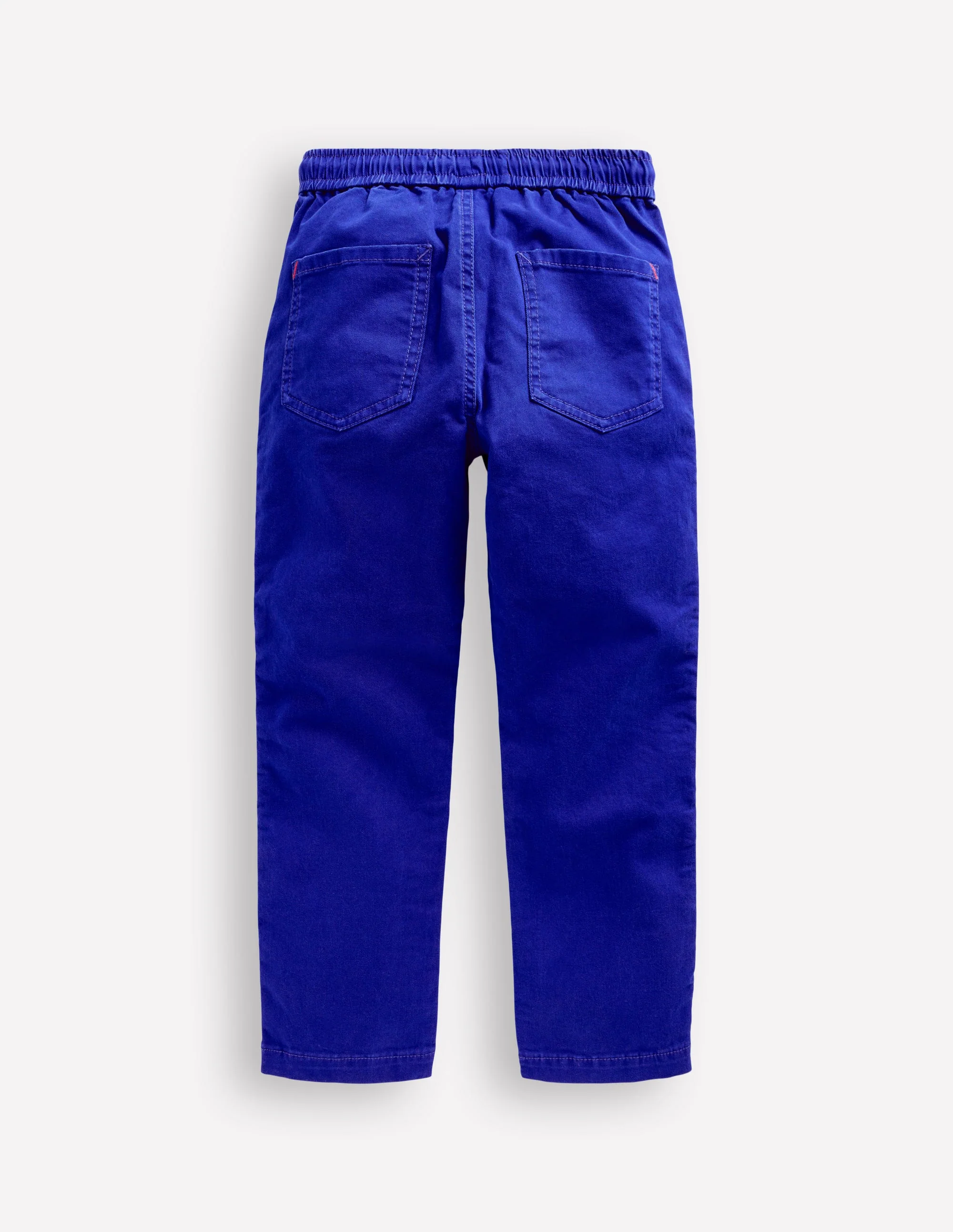 Slim Pull-On Trousers-Bright Blue - Image 2