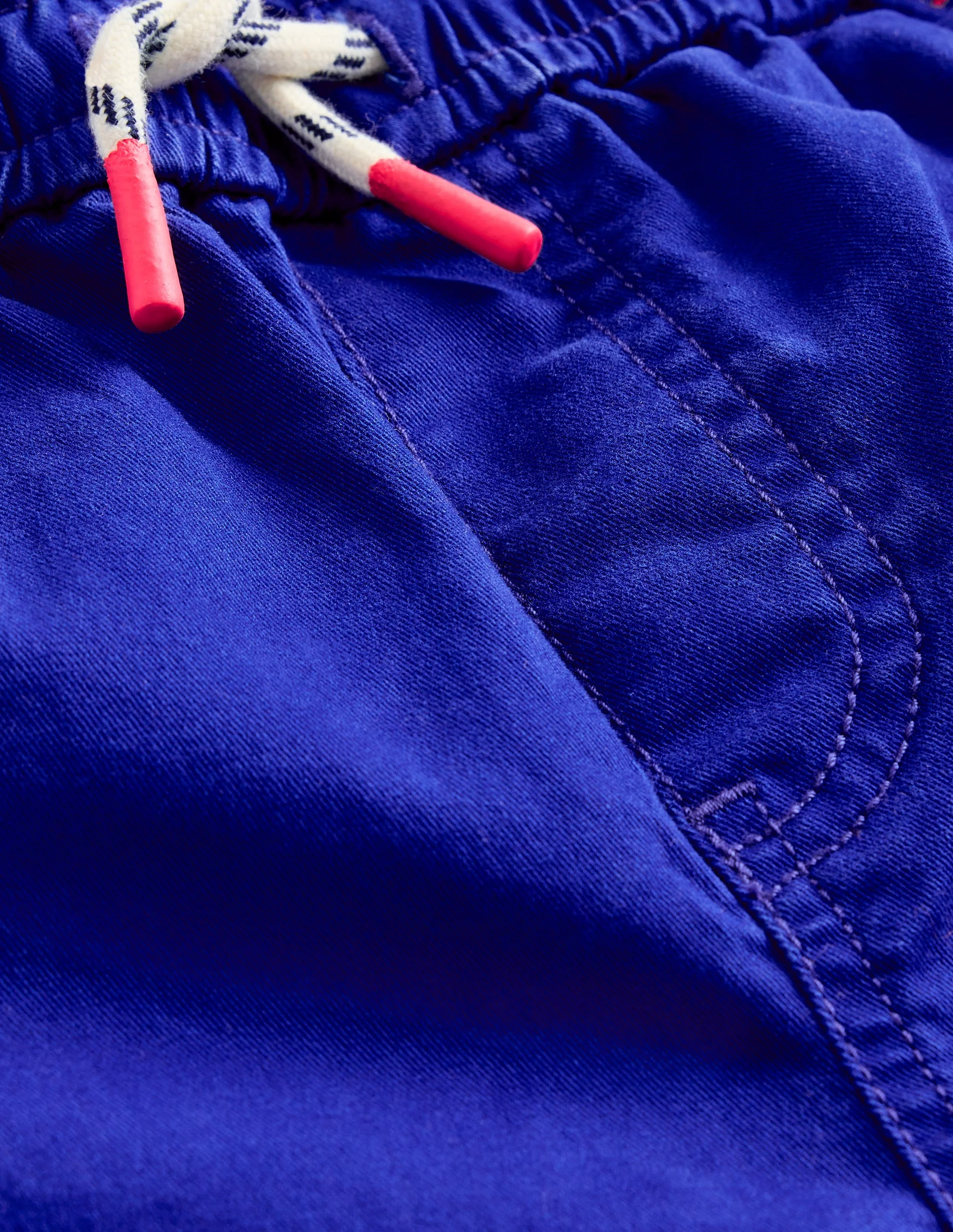 Slim Pull-On Trousers-Bright Blue - Image 3