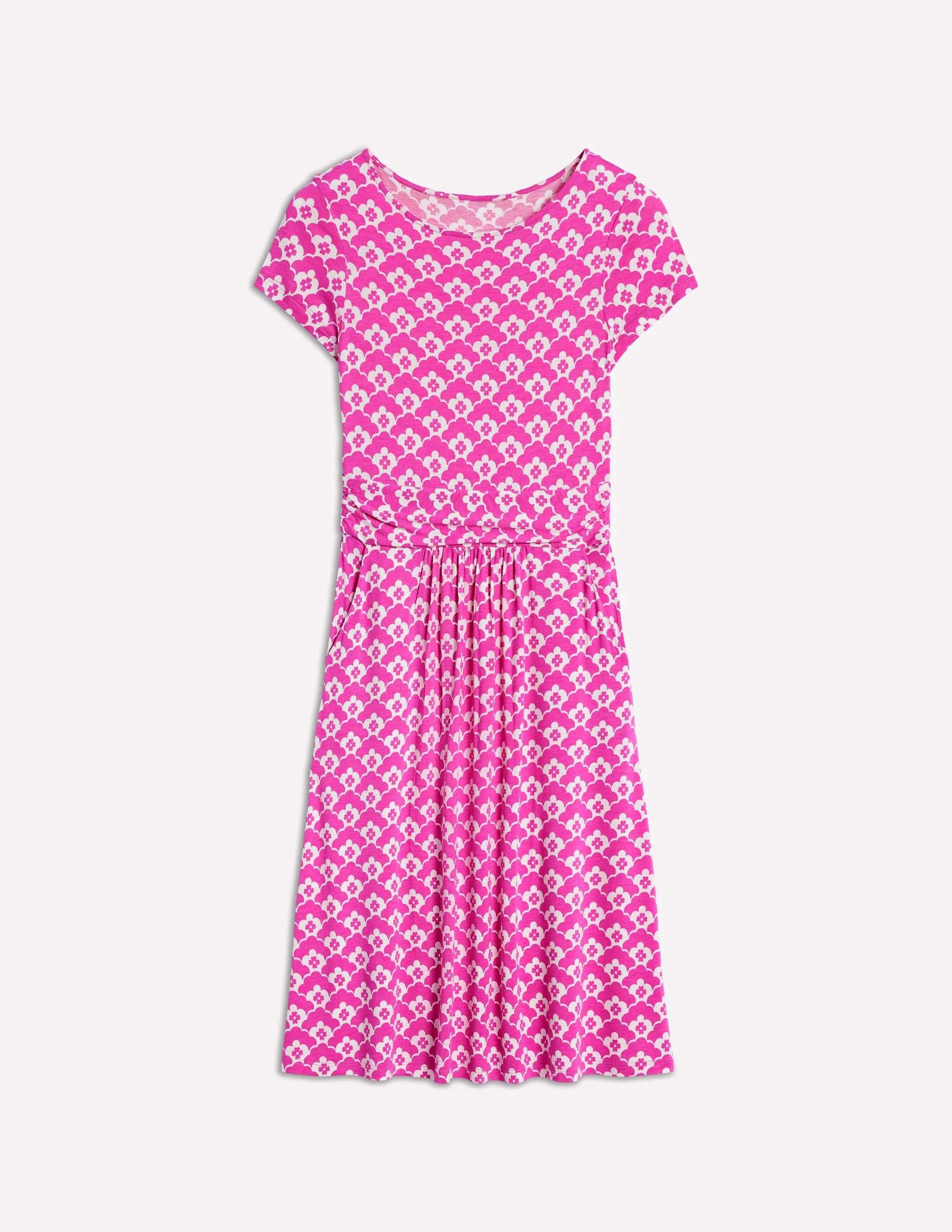 Amelie Jersey Dress-Tickled Pink, Cloud Terrace - Image 5