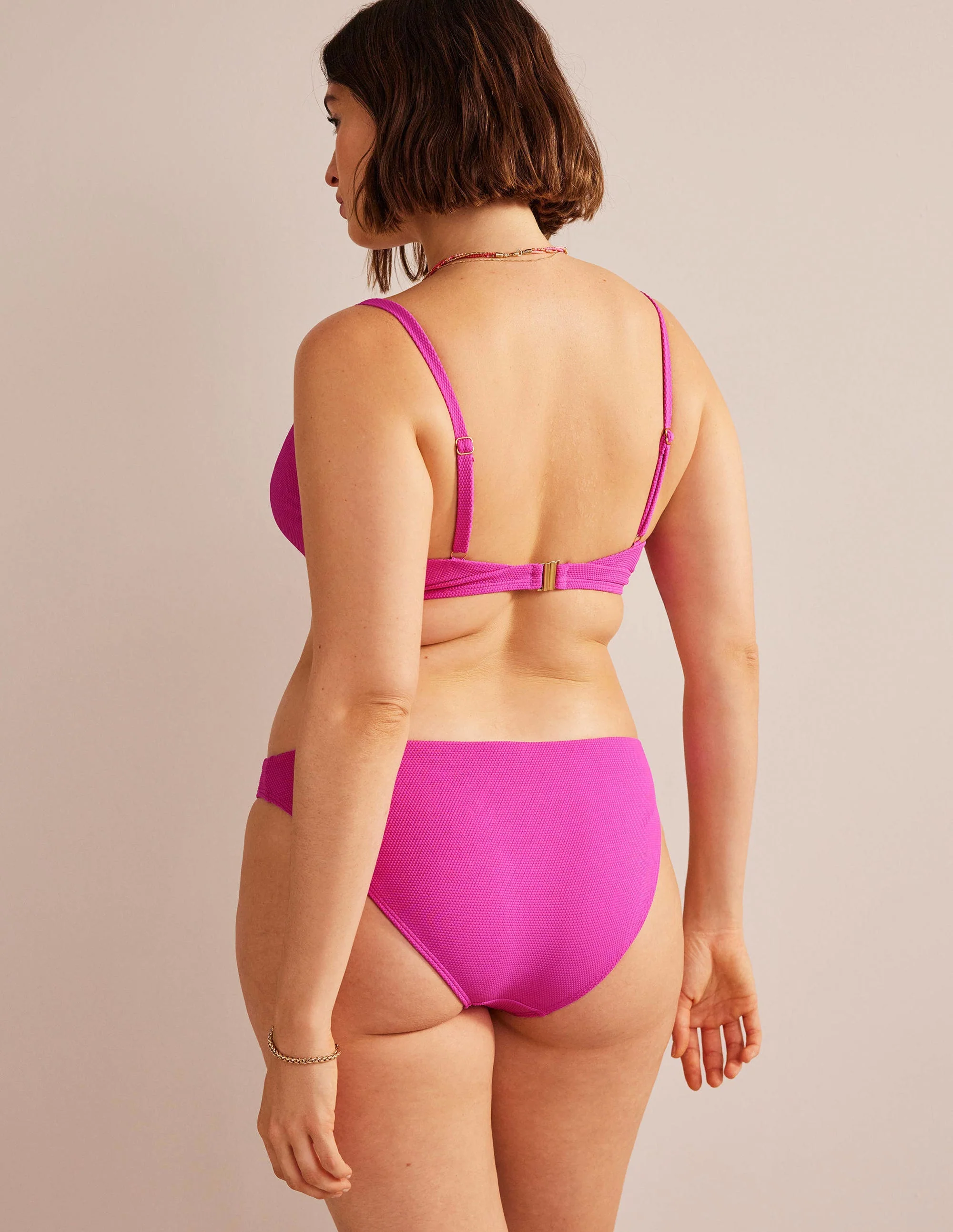 Arezzo Texture Bikini Bottoms-Amazing Pink Texture - Image 6