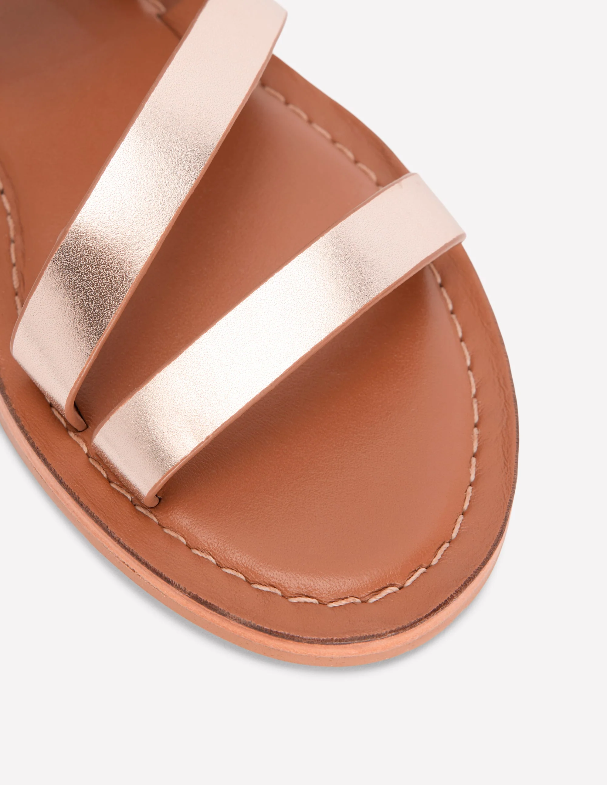 Asymmetric Sandal-Tan/Gold - Image 5