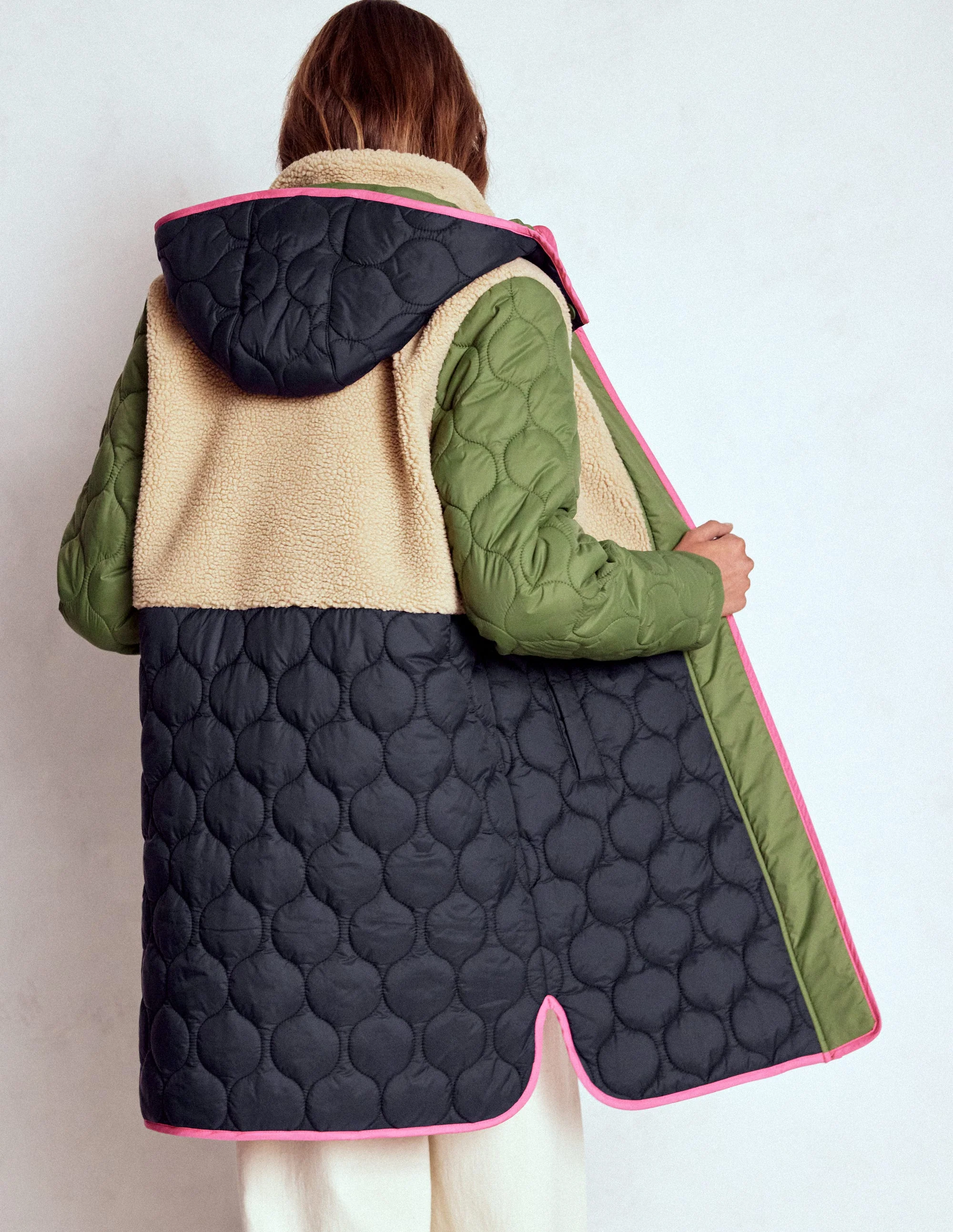 Borg Mix Coat-Multi Borg - Image 3