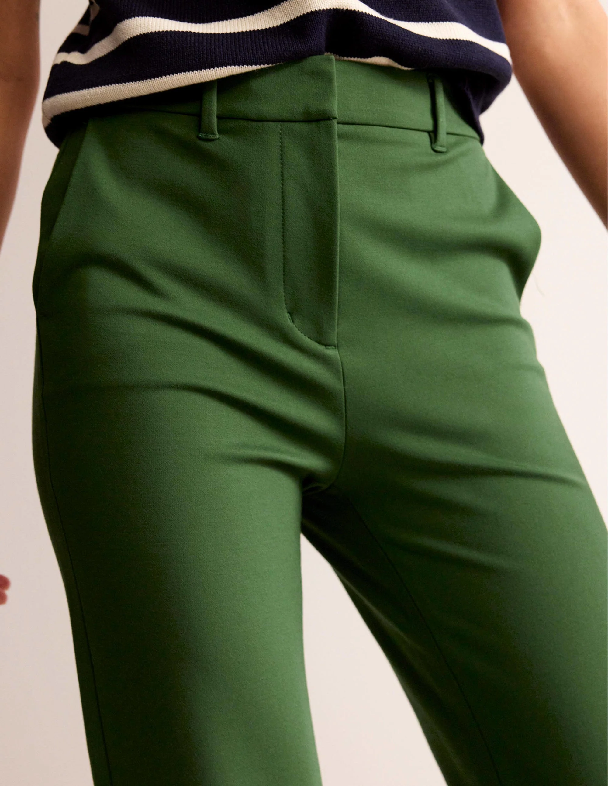 Brompton Ponte Trousers-Winter Green - Image 2
