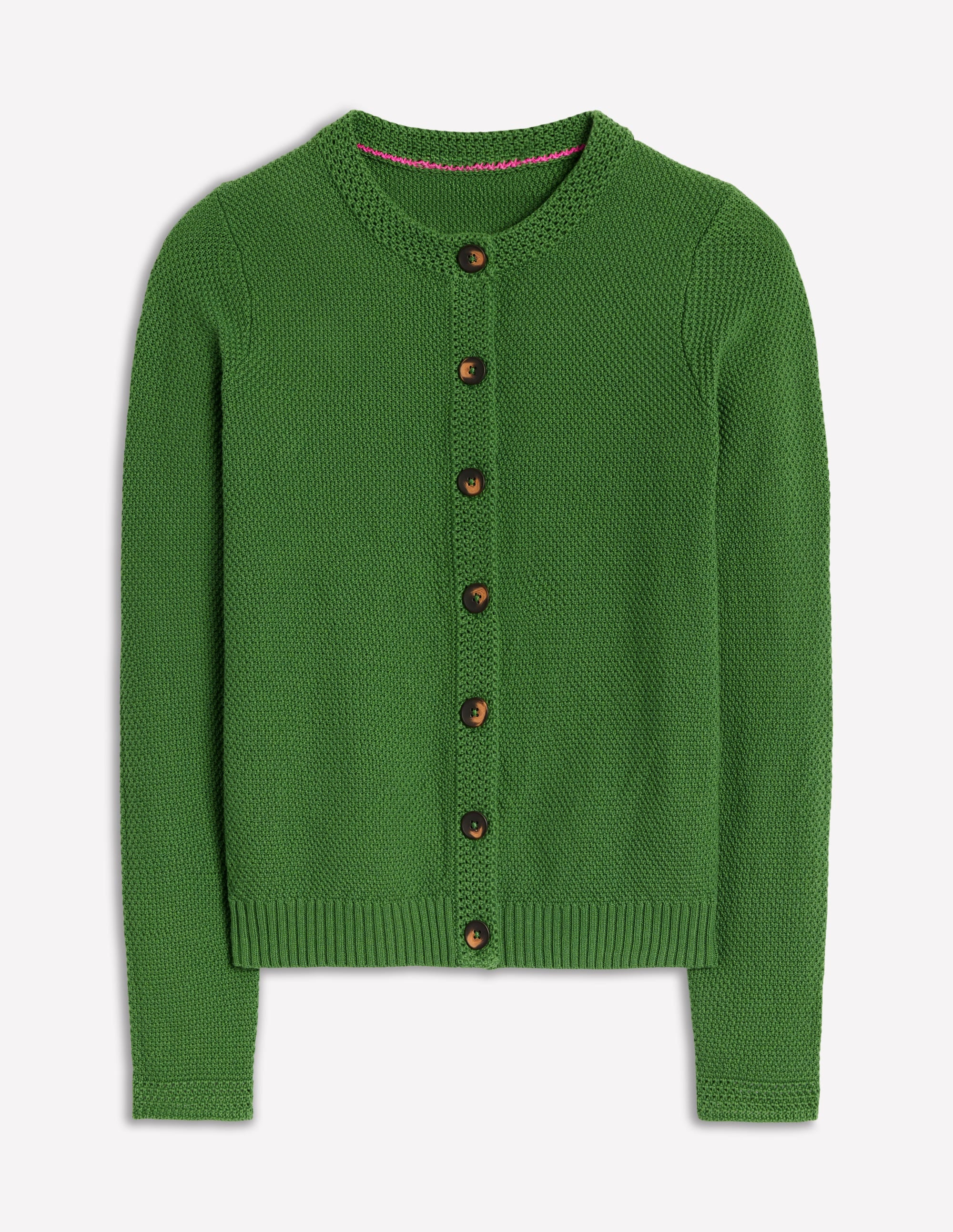 Callie Crochet Trim Cardigan-Paradise Green - Image 6