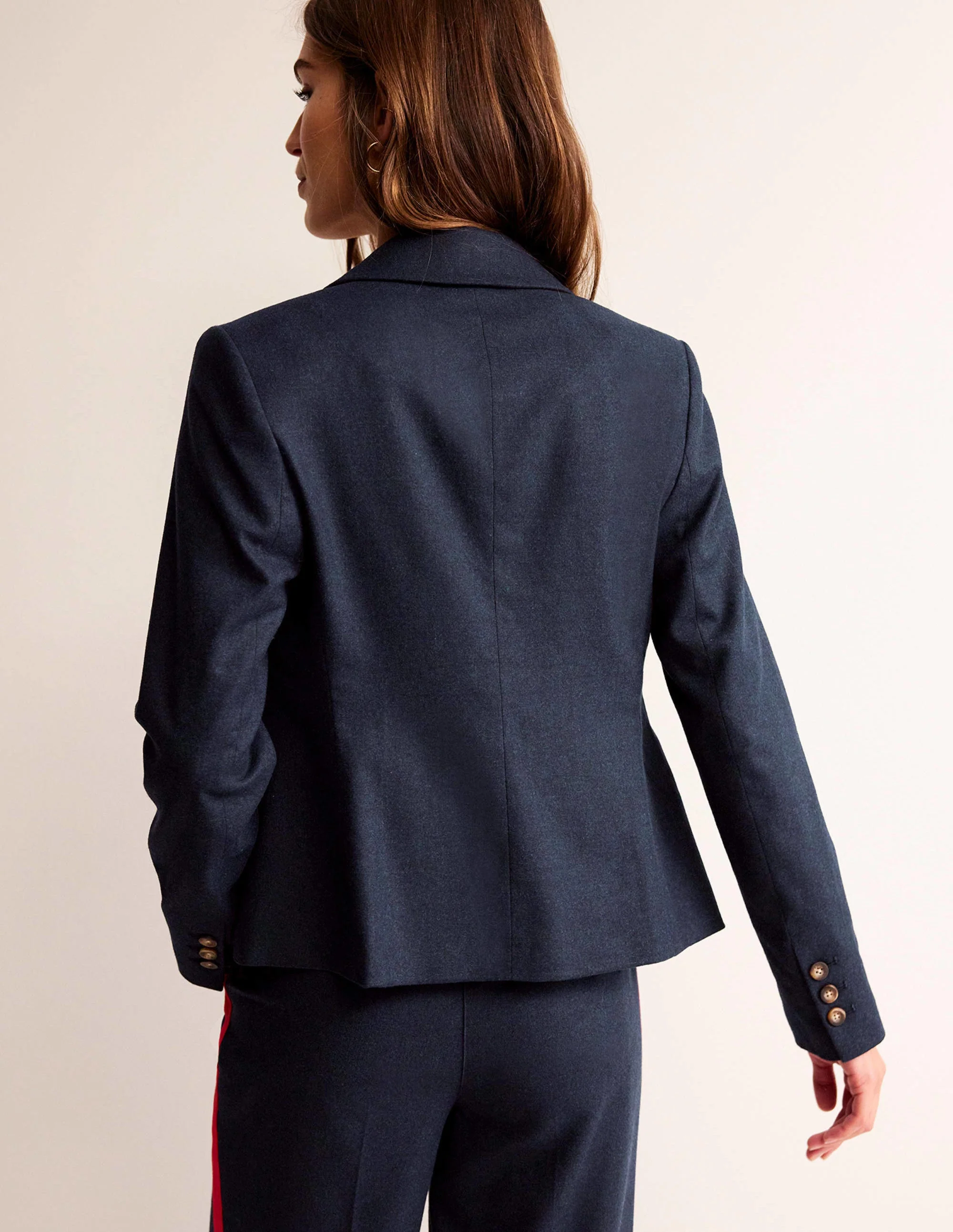 Canonbury Wool Blazer-Navy - Image 3