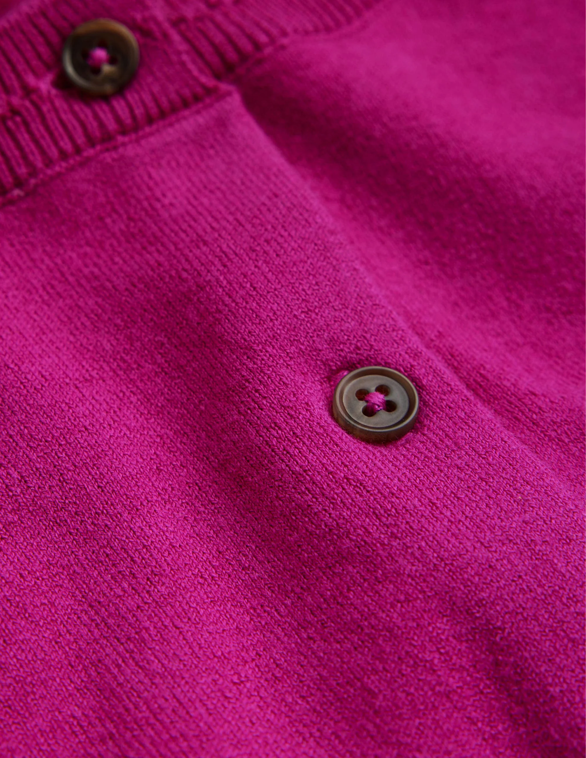 Catriona Cotton Cardigan-Festival Fuchsia - Image 7