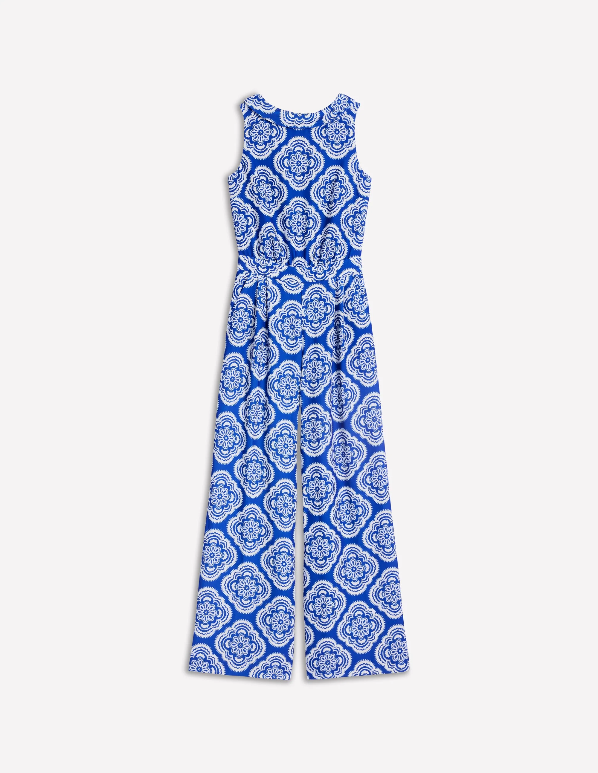Clarissa Jumpsuit-Gallery Blue, Botanic Blush - Image 6