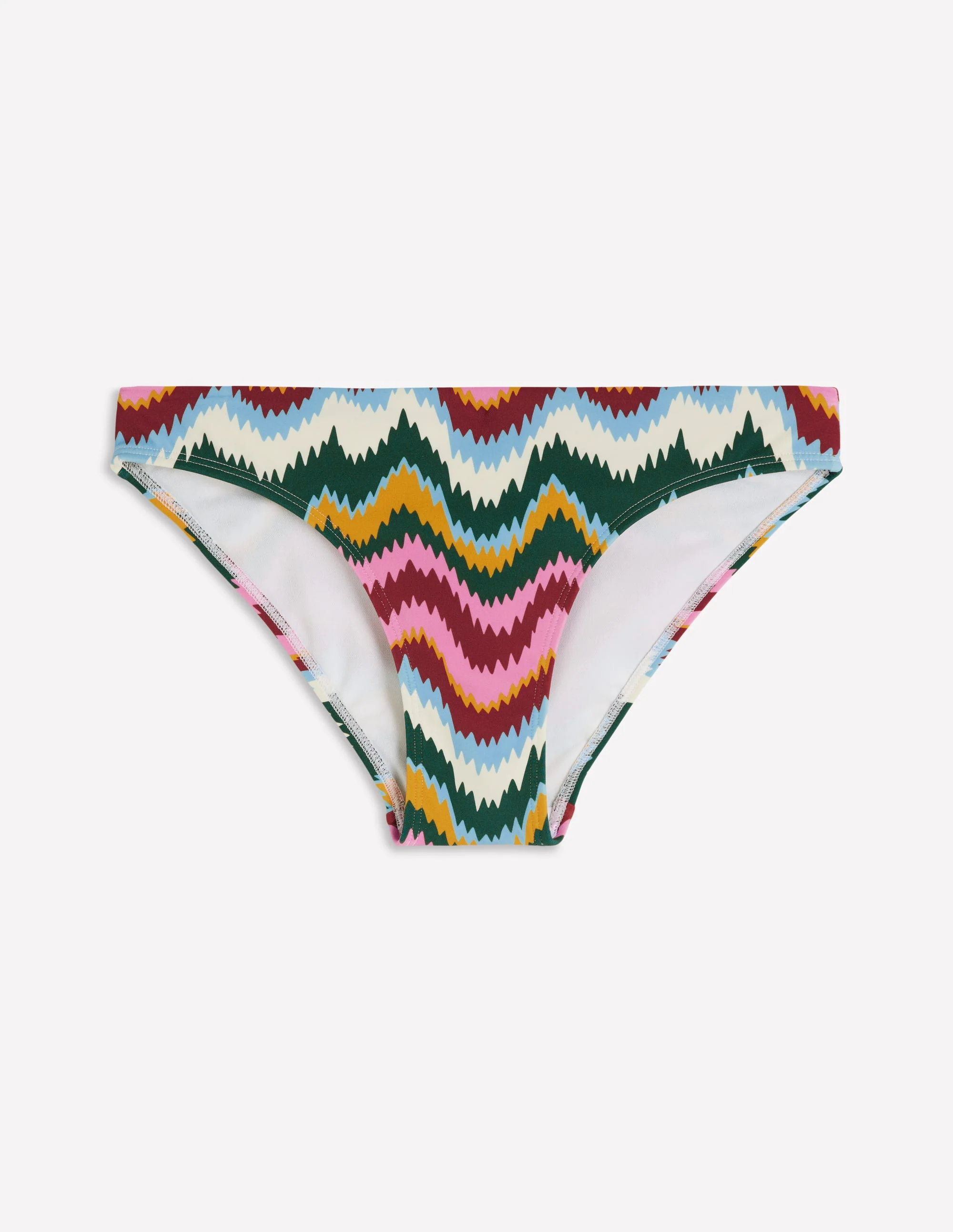 Classic Bikini Bottoms-Multi, Zig Zag Wave - Image 5