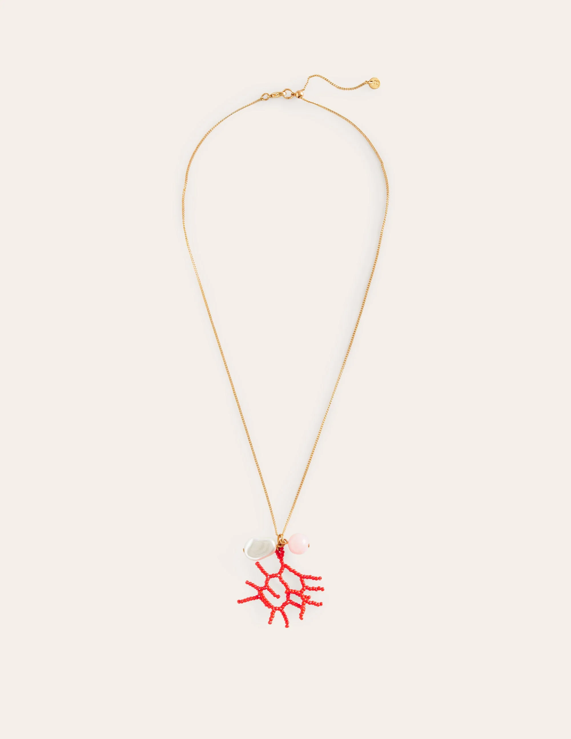 Cluster Hoop Pendant-Pink - Image 2