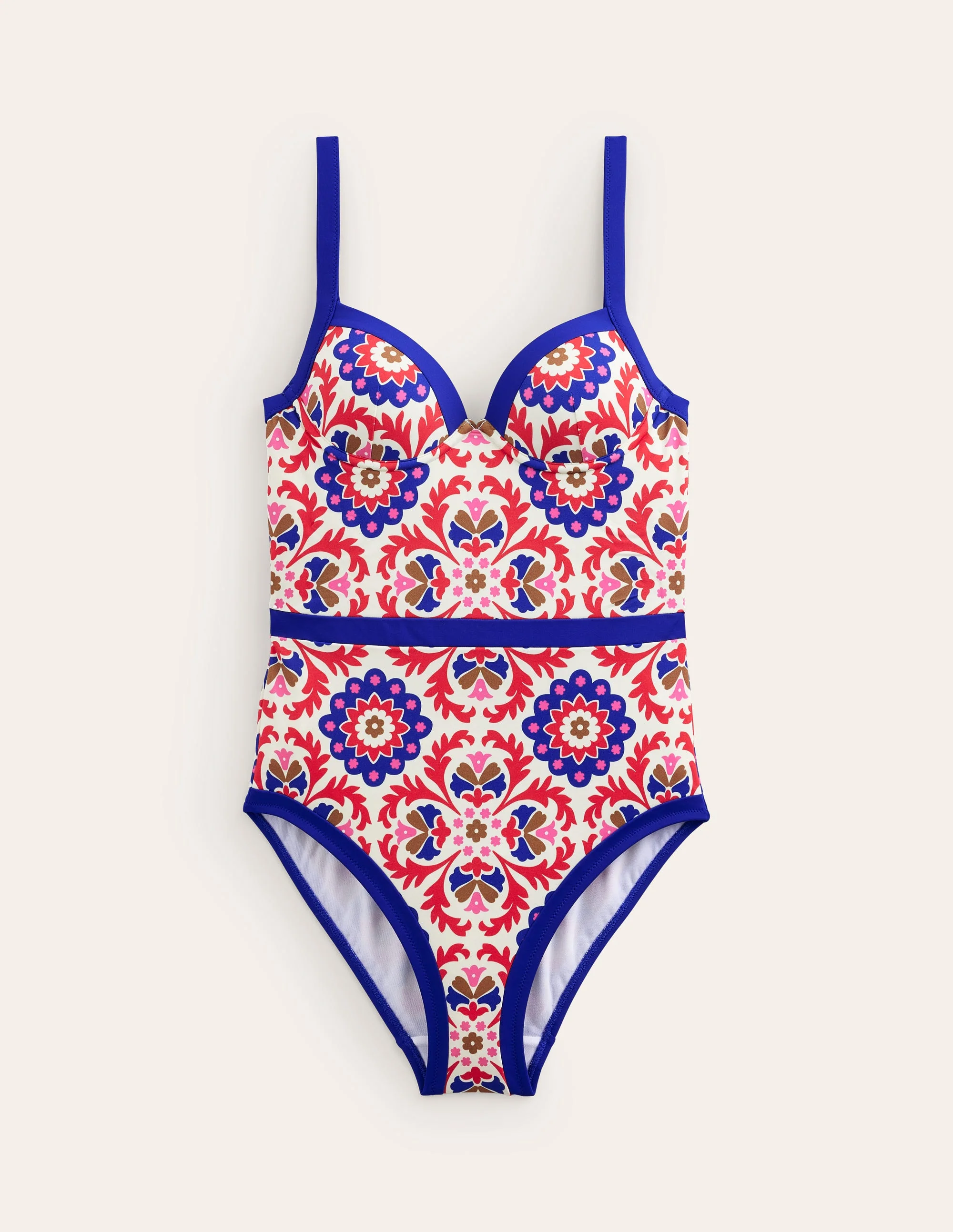 Colour Pop Cup Size Swimsuit-Rubicondo, Mosaic Bloom - Image 5