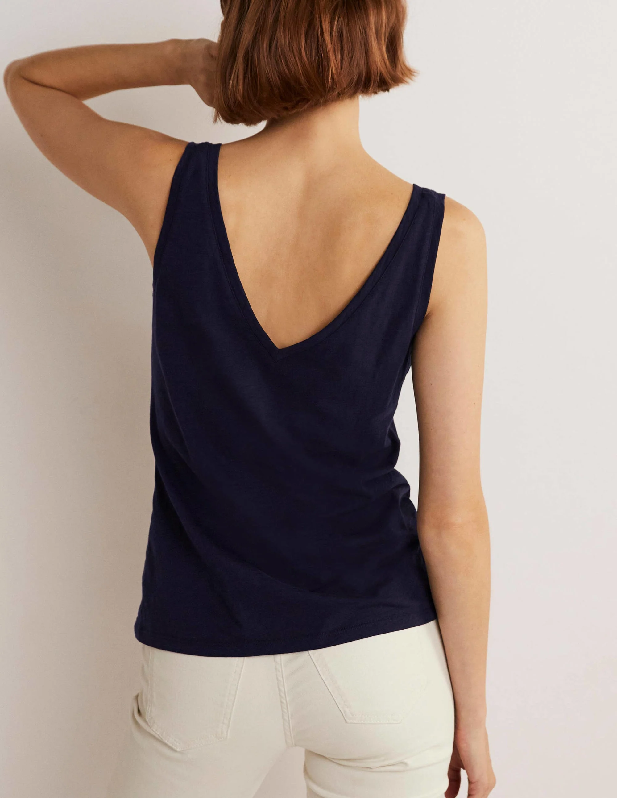Cotton Vest-Navy - Image 7