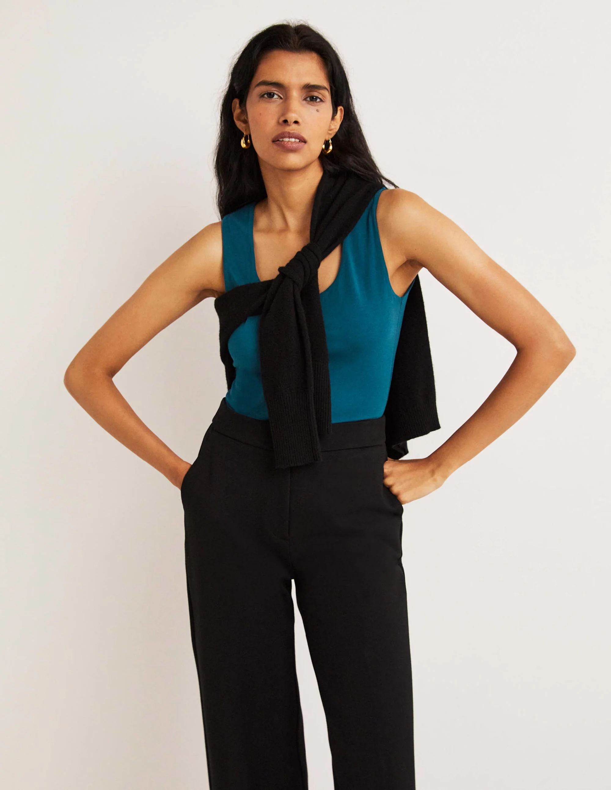Double Layer Front Vest-Baltic Blue - Image 2