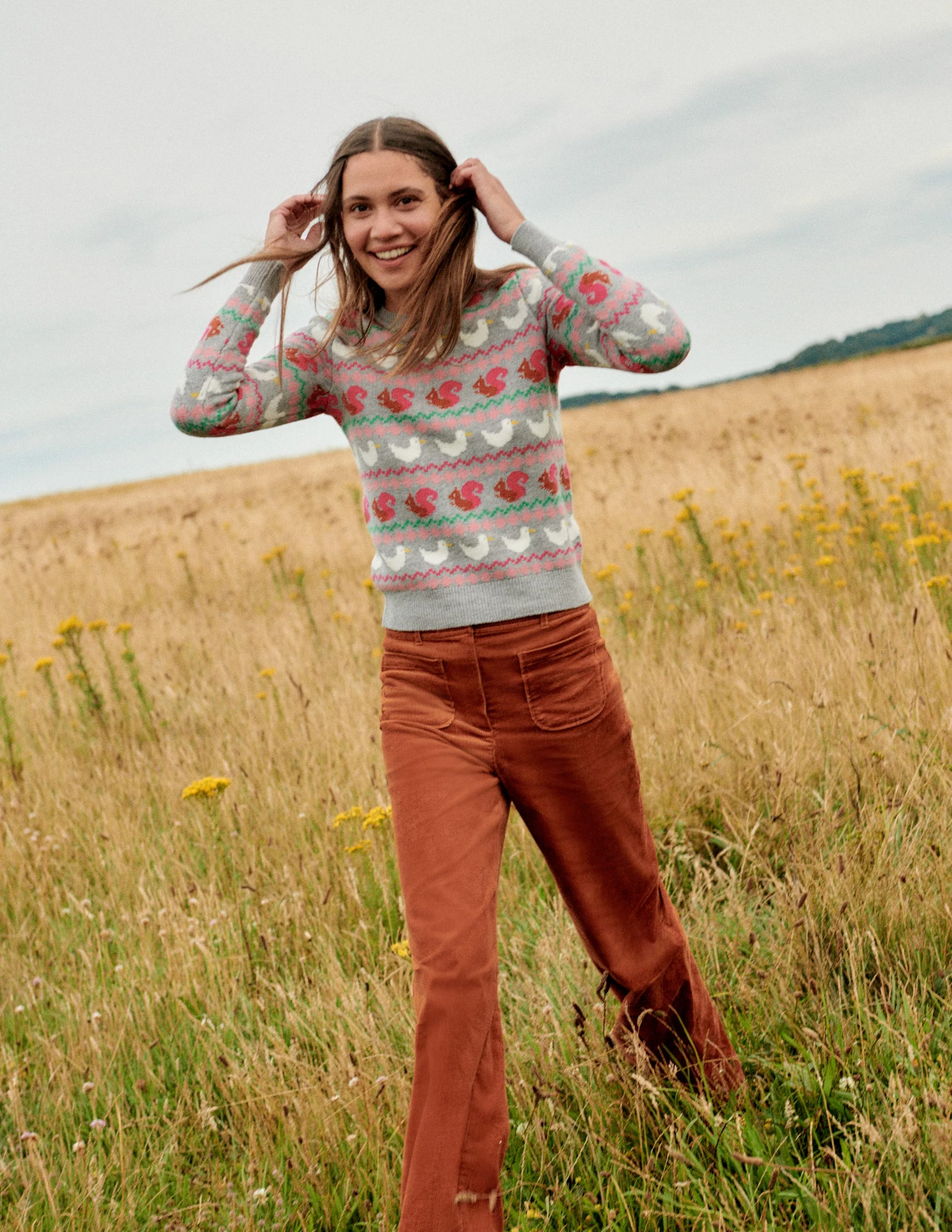 Edie Fair Isle Jumper-Nature Lover - Image 5
