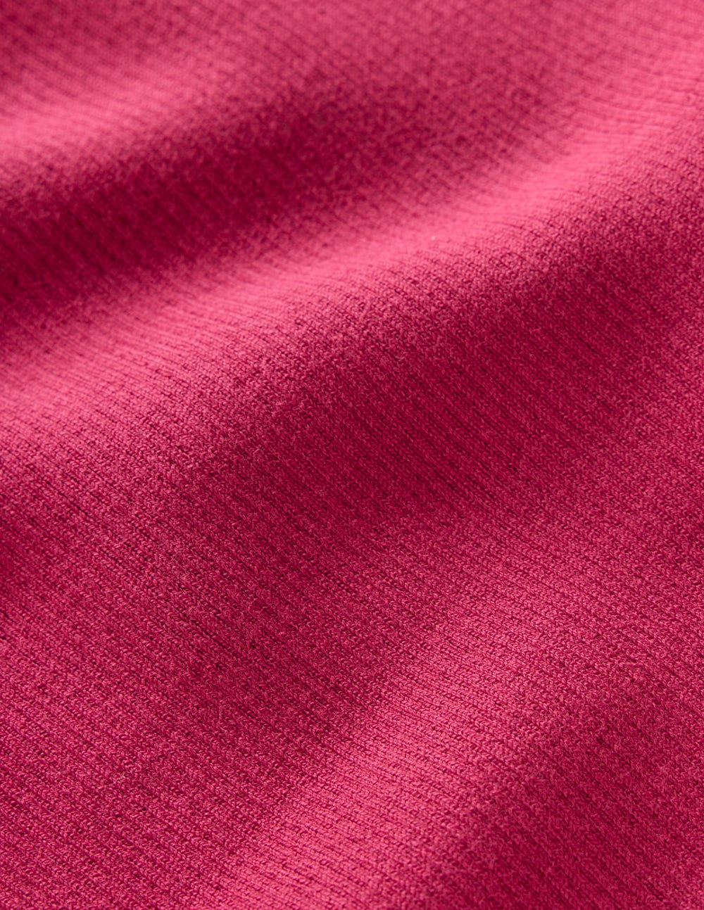 Emilia Cotton Roll Neck Jumper-Bright Cherry - Image 5